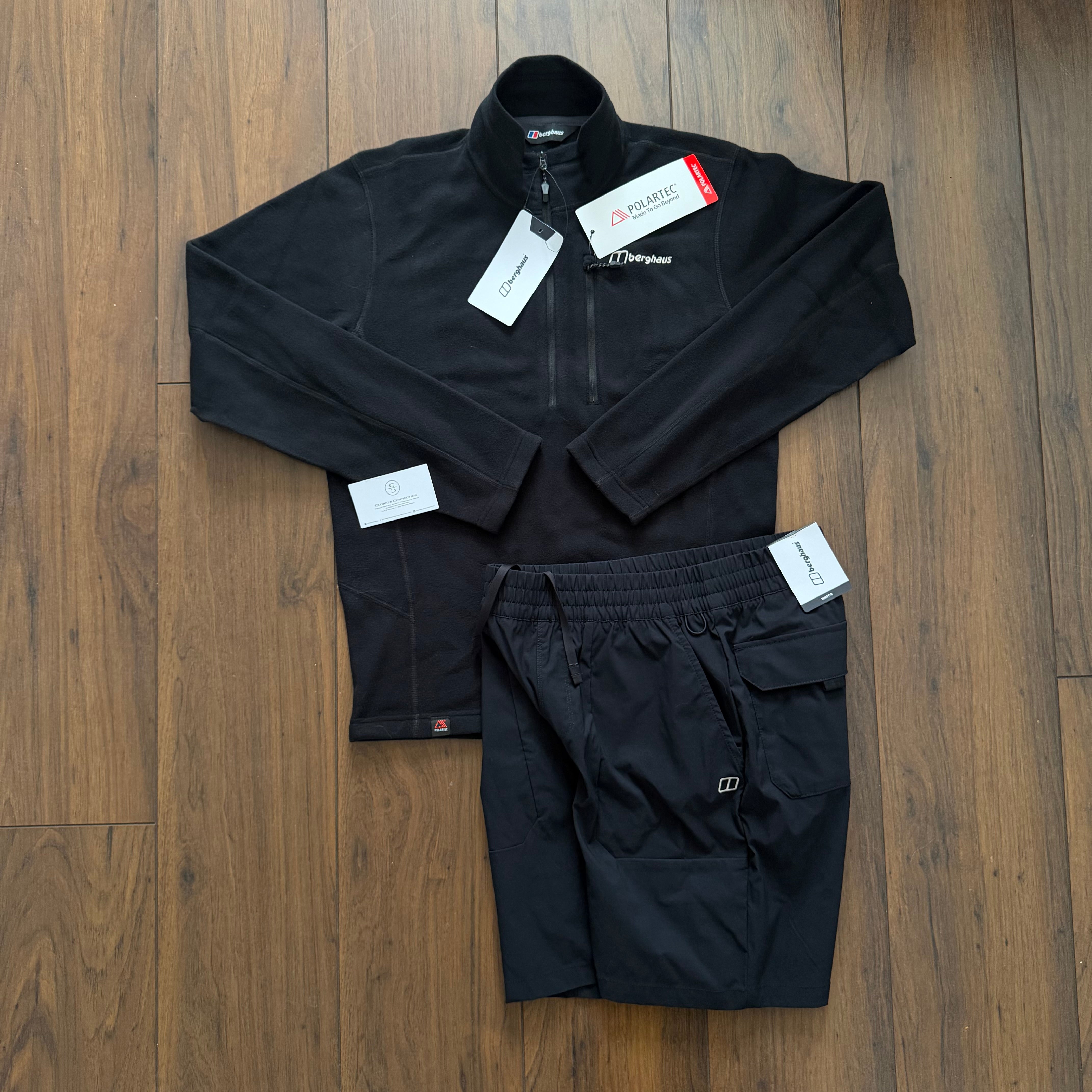 Berghaus Black Fleece/Cargo 1/4 Set