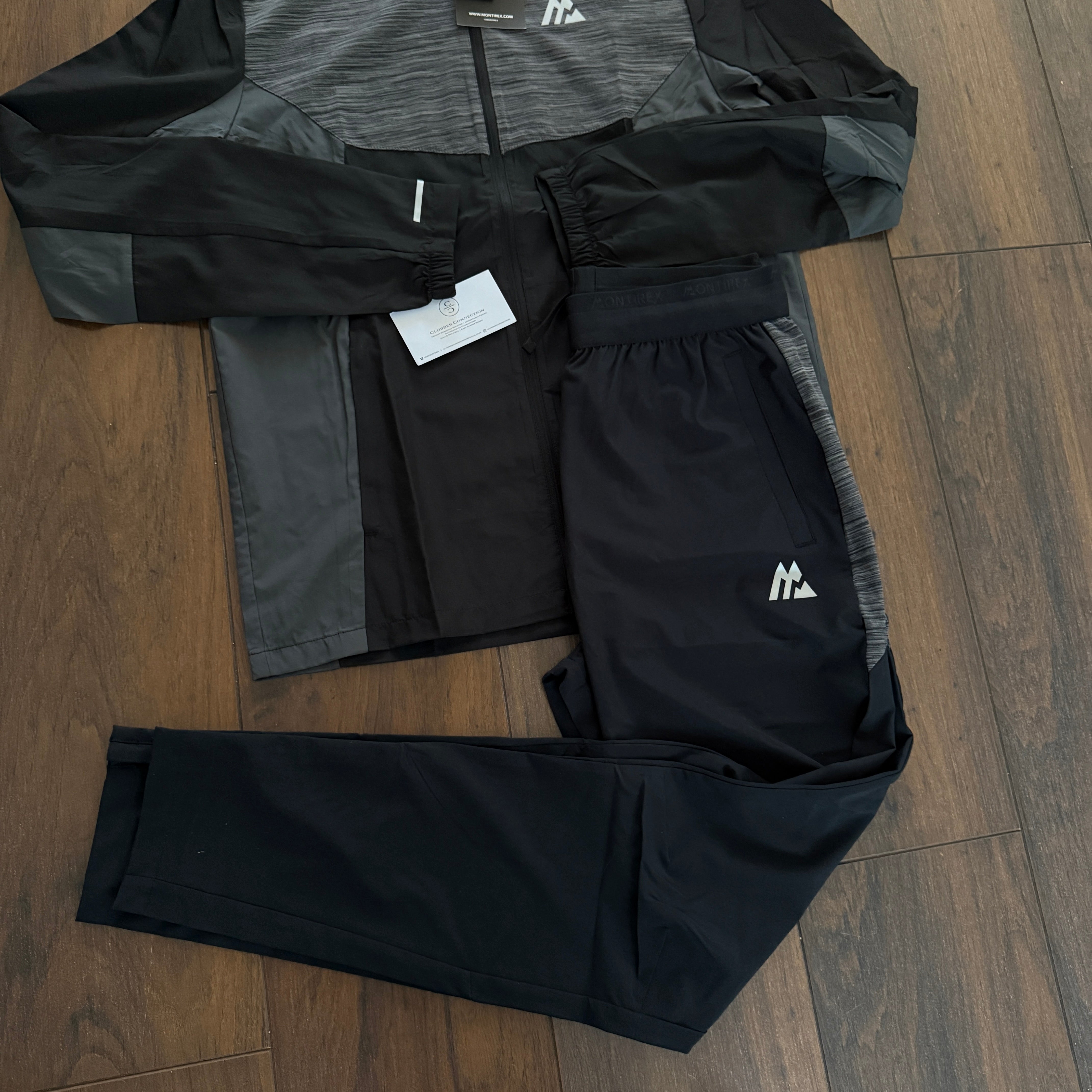 Montirex Trail Tracksuit - Black Grey