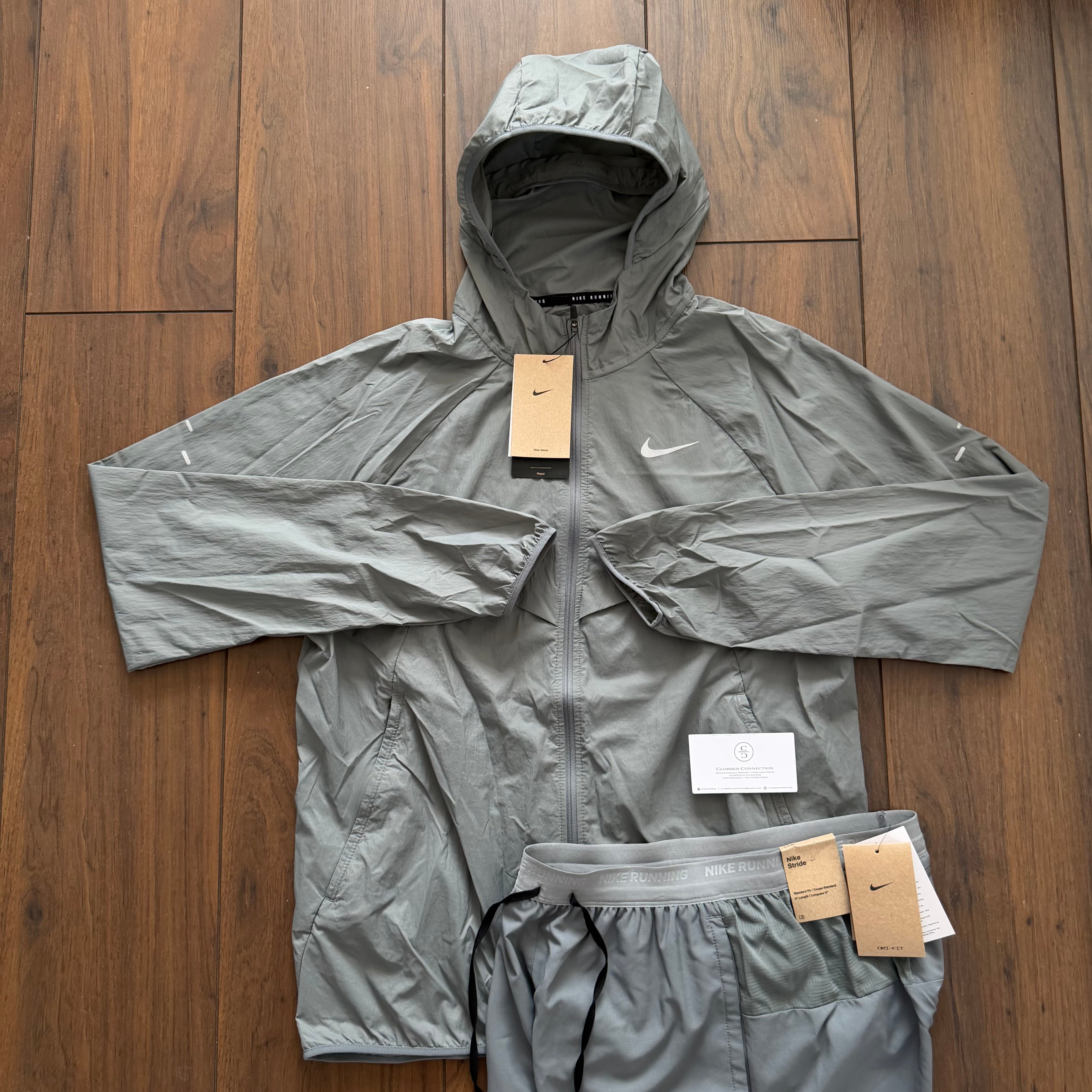 Nike ‘GREY STRIDE’ Windbreaker Set
