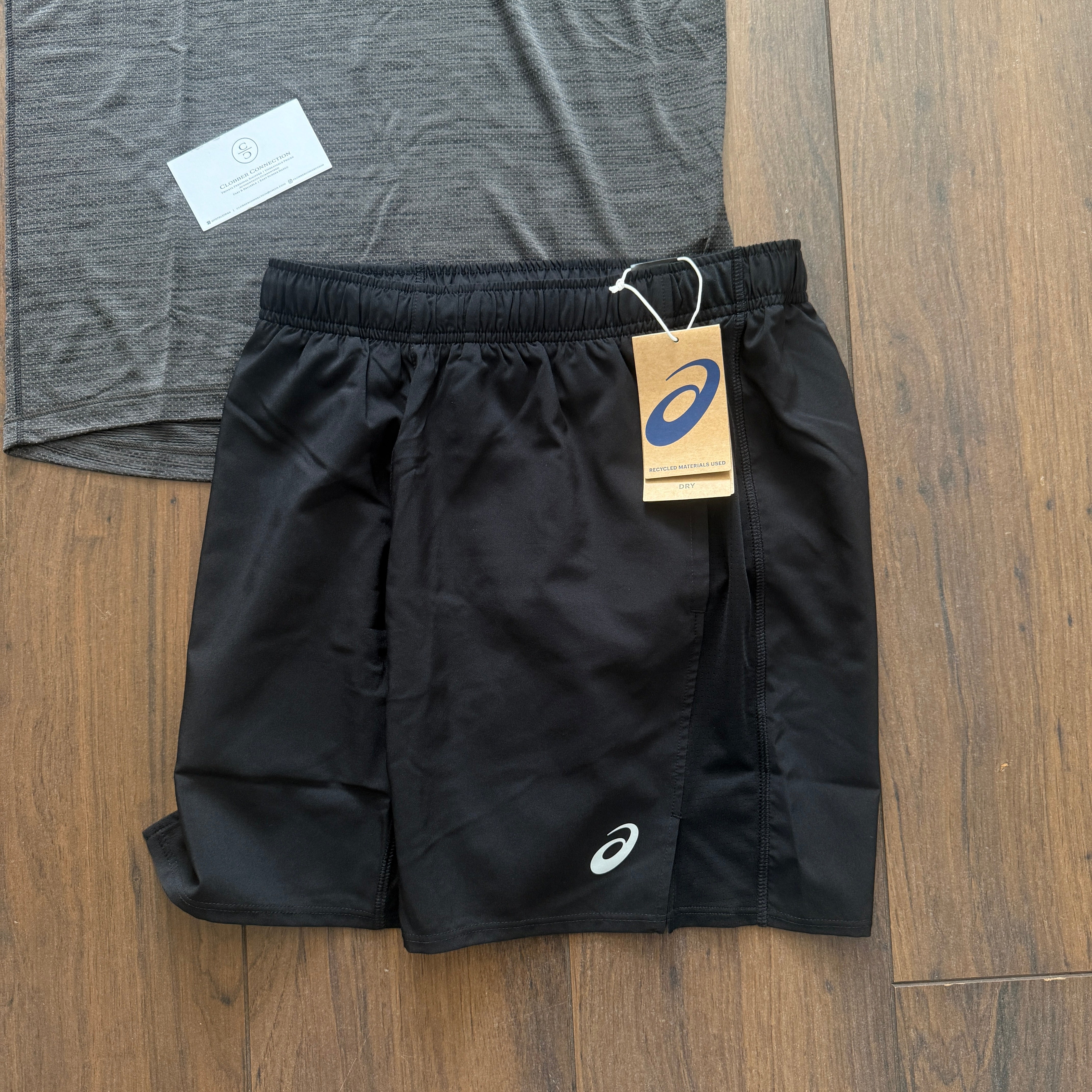 Asics Black Grey Set
