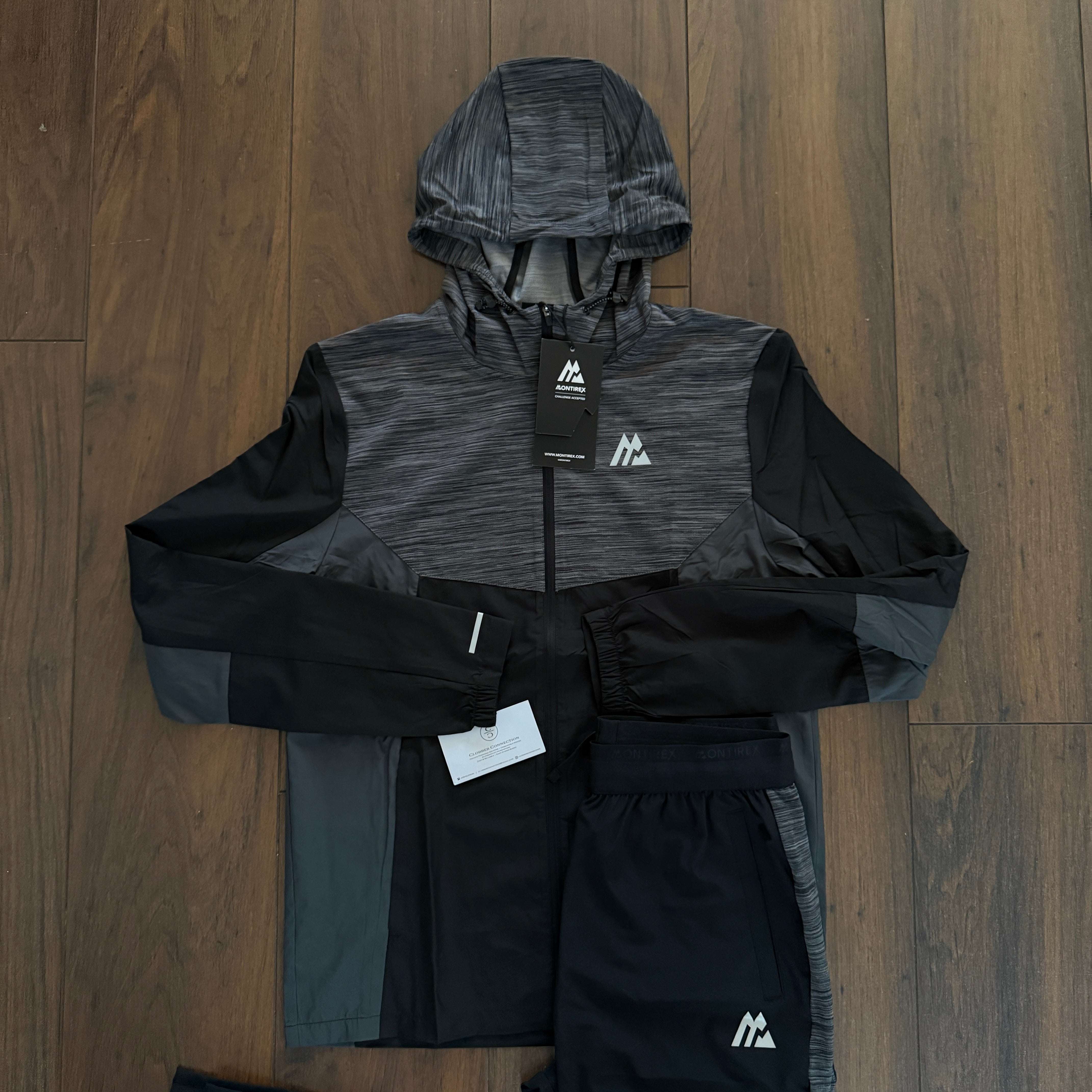 Montirex Trail Tracksuit - Black Grey