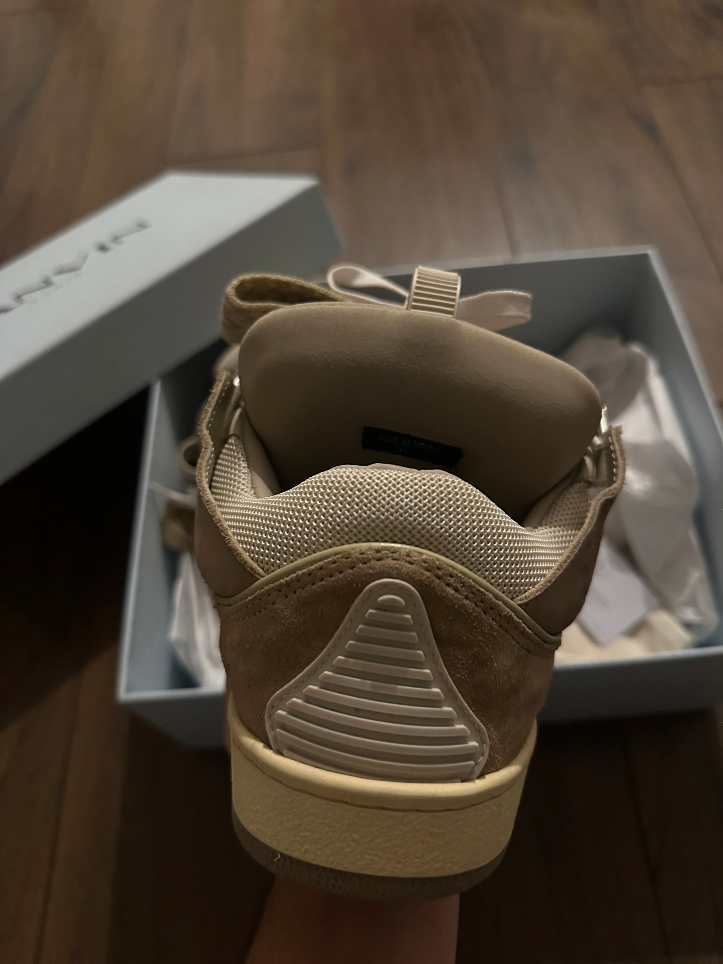 Lanvin Curb Light Sneakers - Ecru