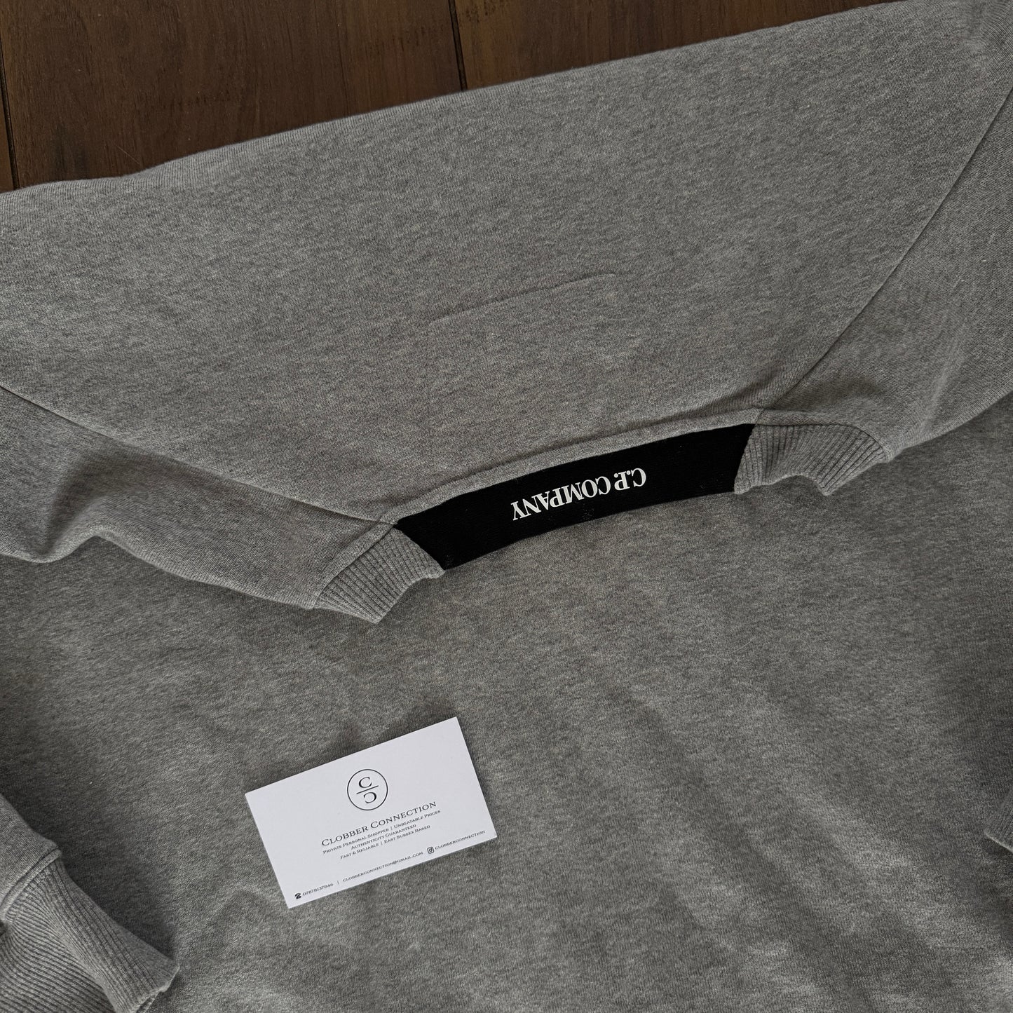 CP Company Lens Sweater Grey