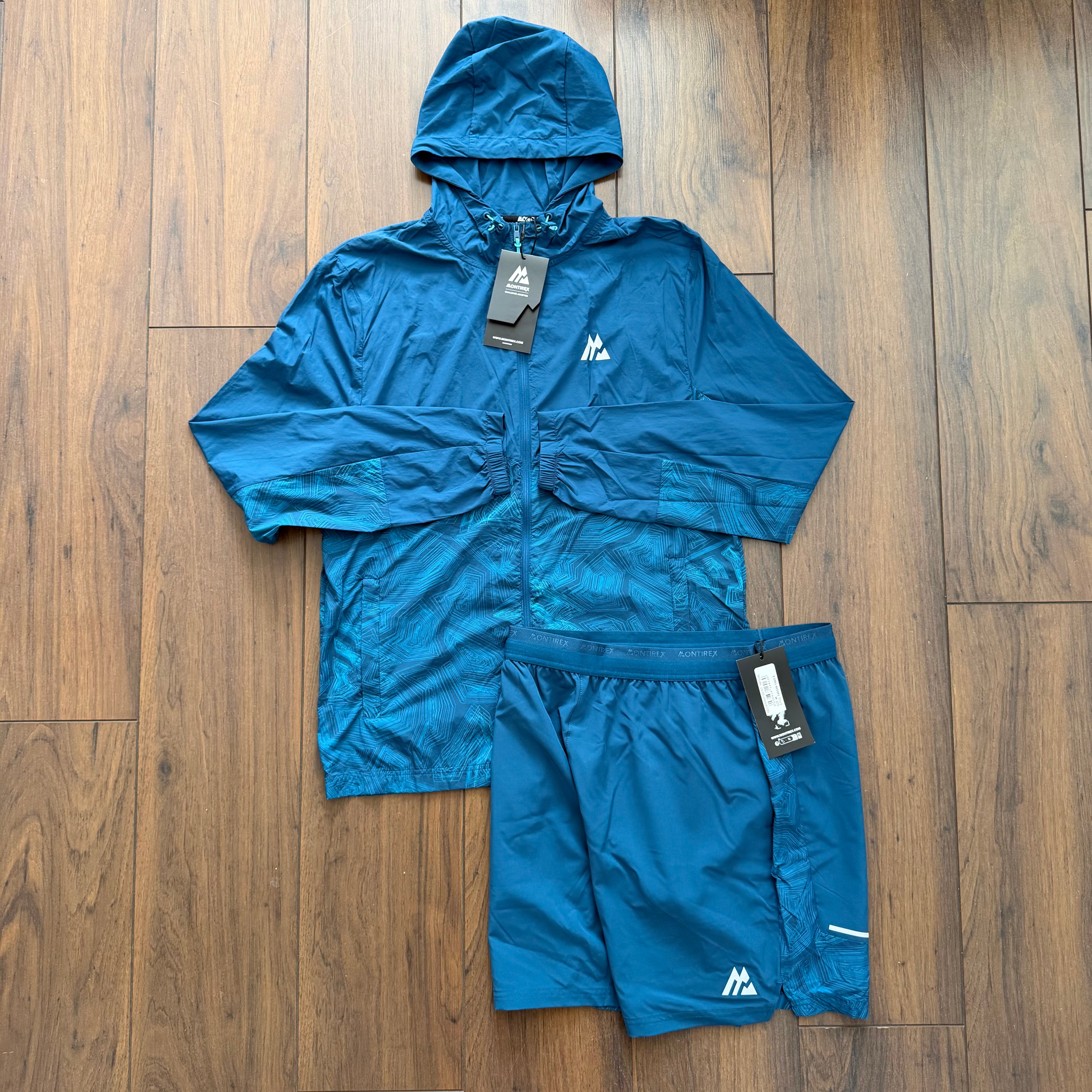 Montirex Blue Windbreaker Set