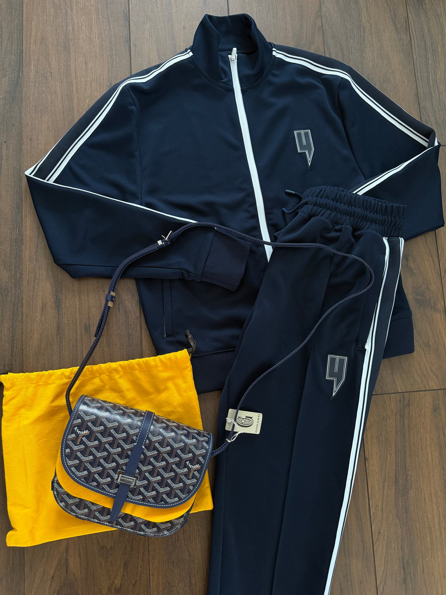 Yelir Tracksuit Navy/White