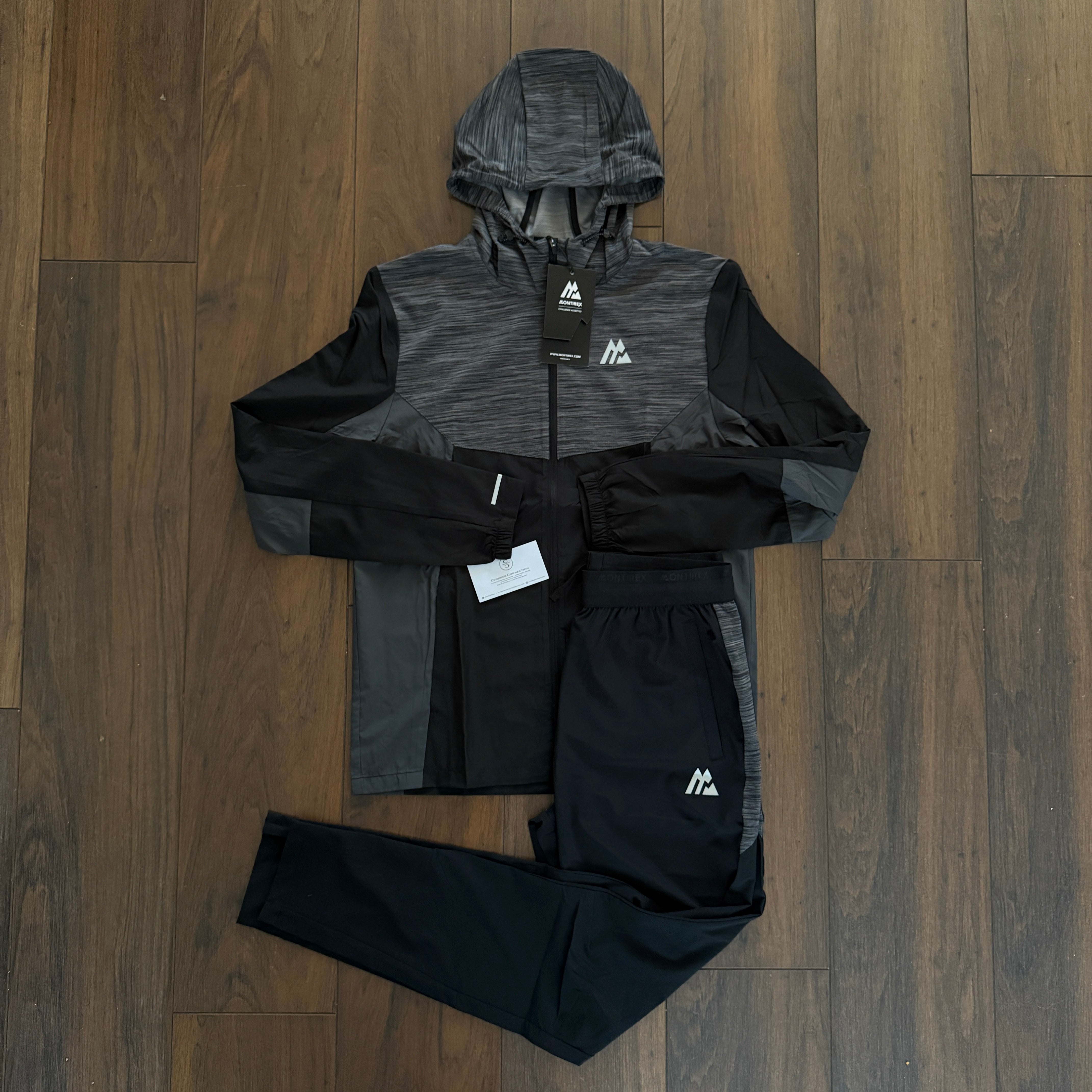 Montirex Trail Tracksuit - Black Grey