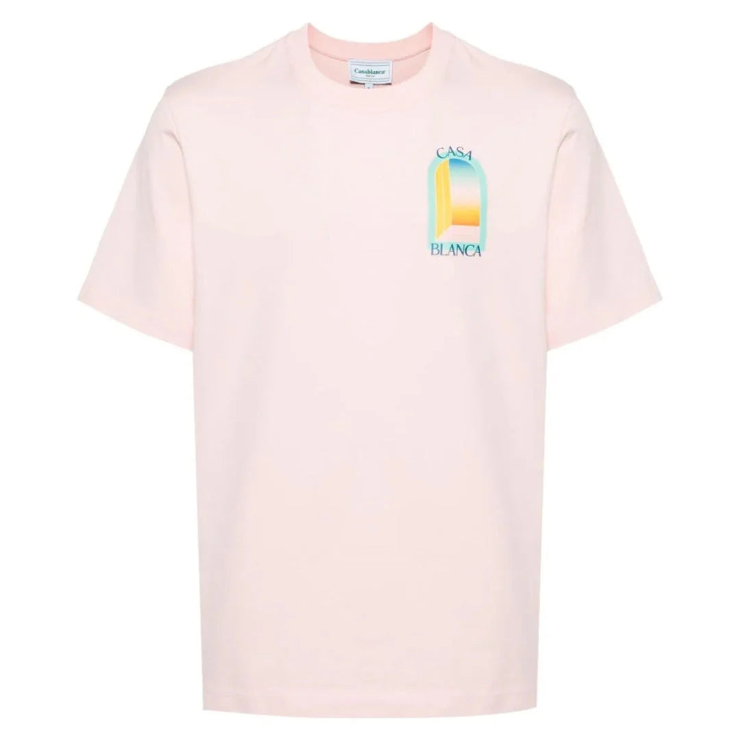 Casablanca L'Arche Colore Pink T-shirt