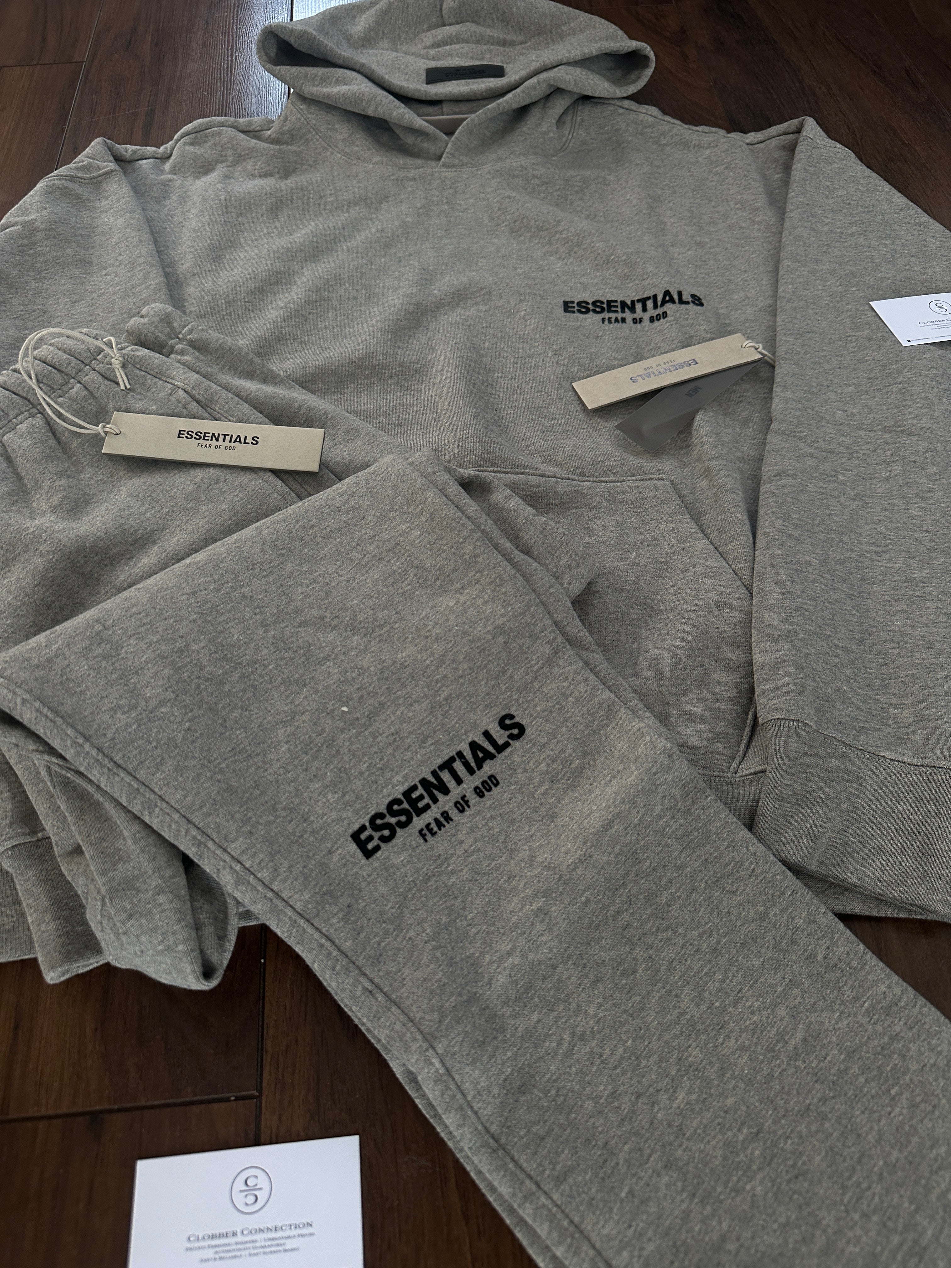 FOG ESSENTIALS Tracksuit Set - Dark Heather Oatmeal (SS22)