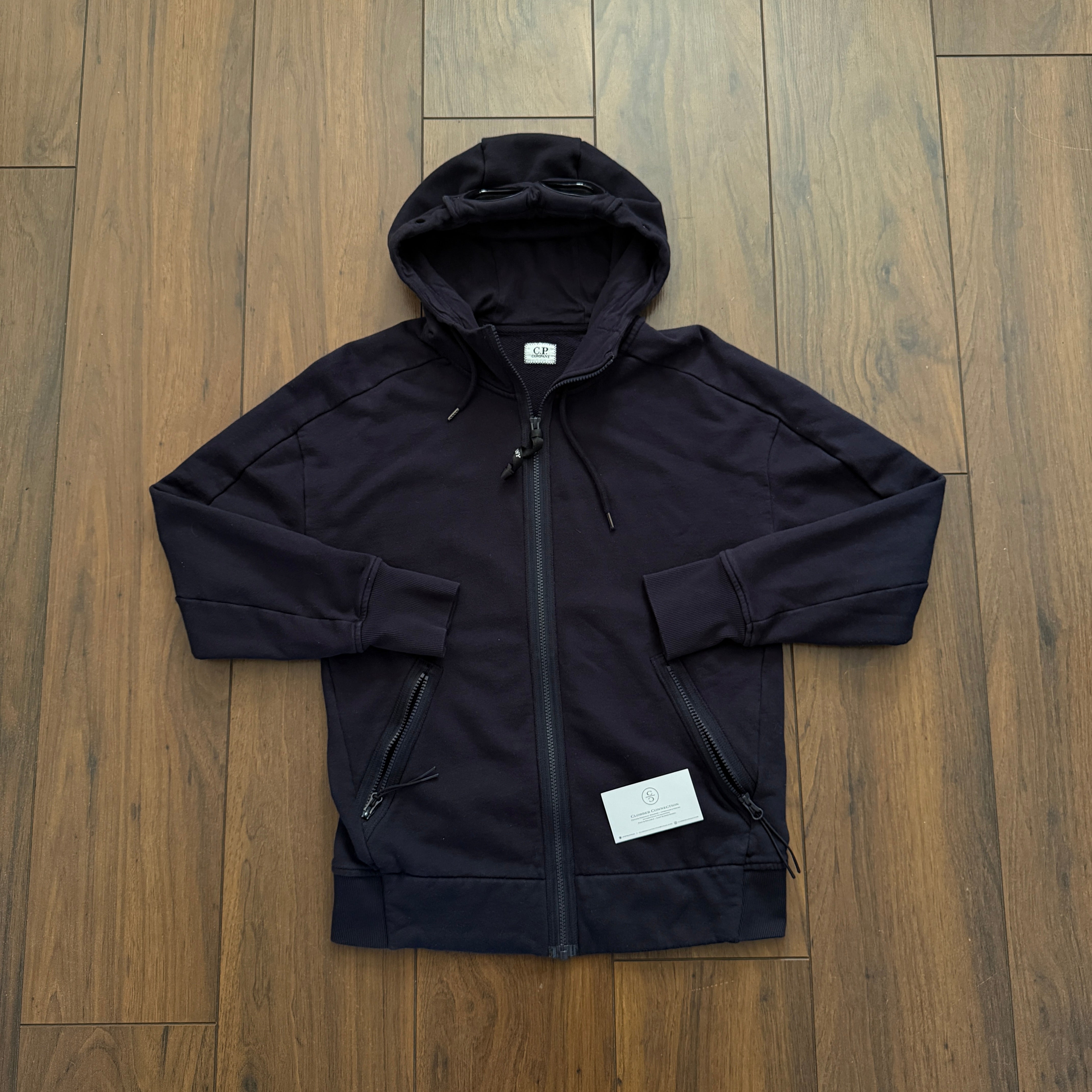 Pre-Loved - CP Company Goggle Hoodie - Navy