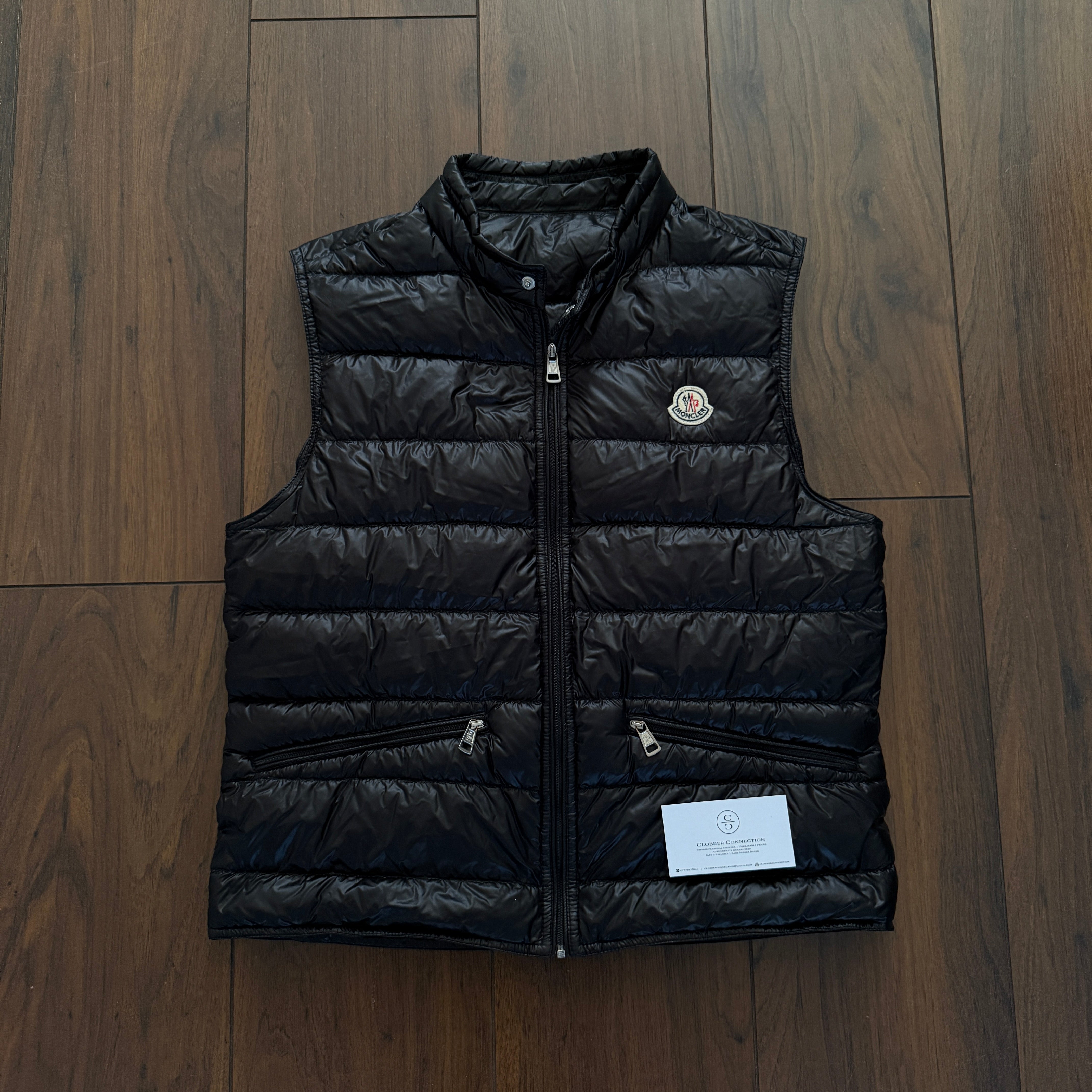 Pre-Loved - Moncler Gui Gilet - Black
