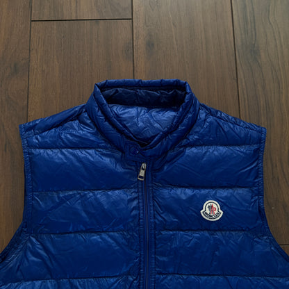 Pre-Loved - Moncler Gui Gilet - Royal Blue