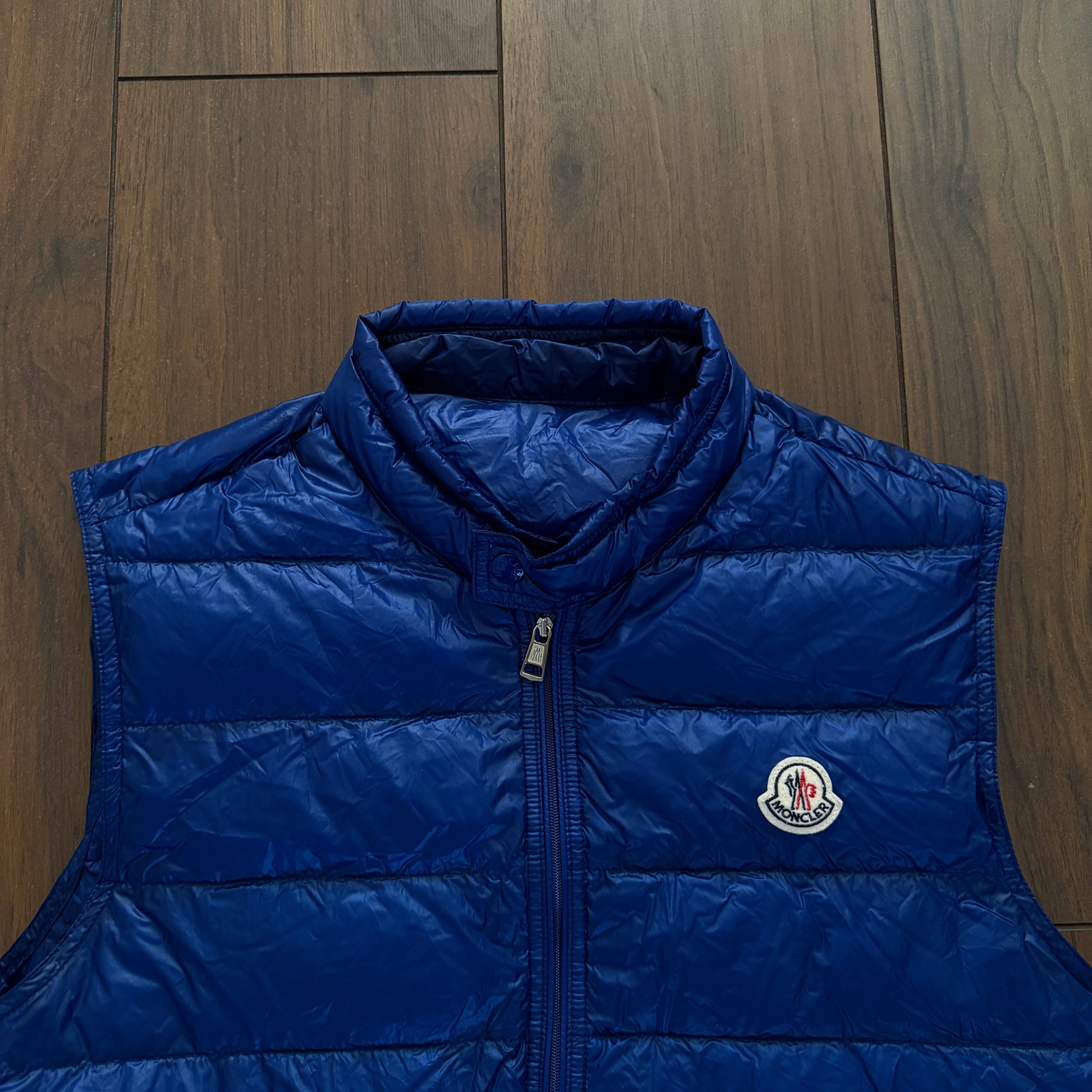 Pre-Loved - Moncler Gui Gilet - Royal Blue