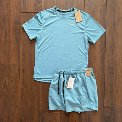Nike ‘DENIM TURQOISE’ Short Set