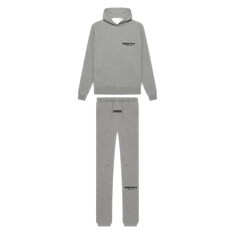 FOG ESSENTIALS Tracksuit Set 'DARK HEATHER OATMEAL' (SS22)