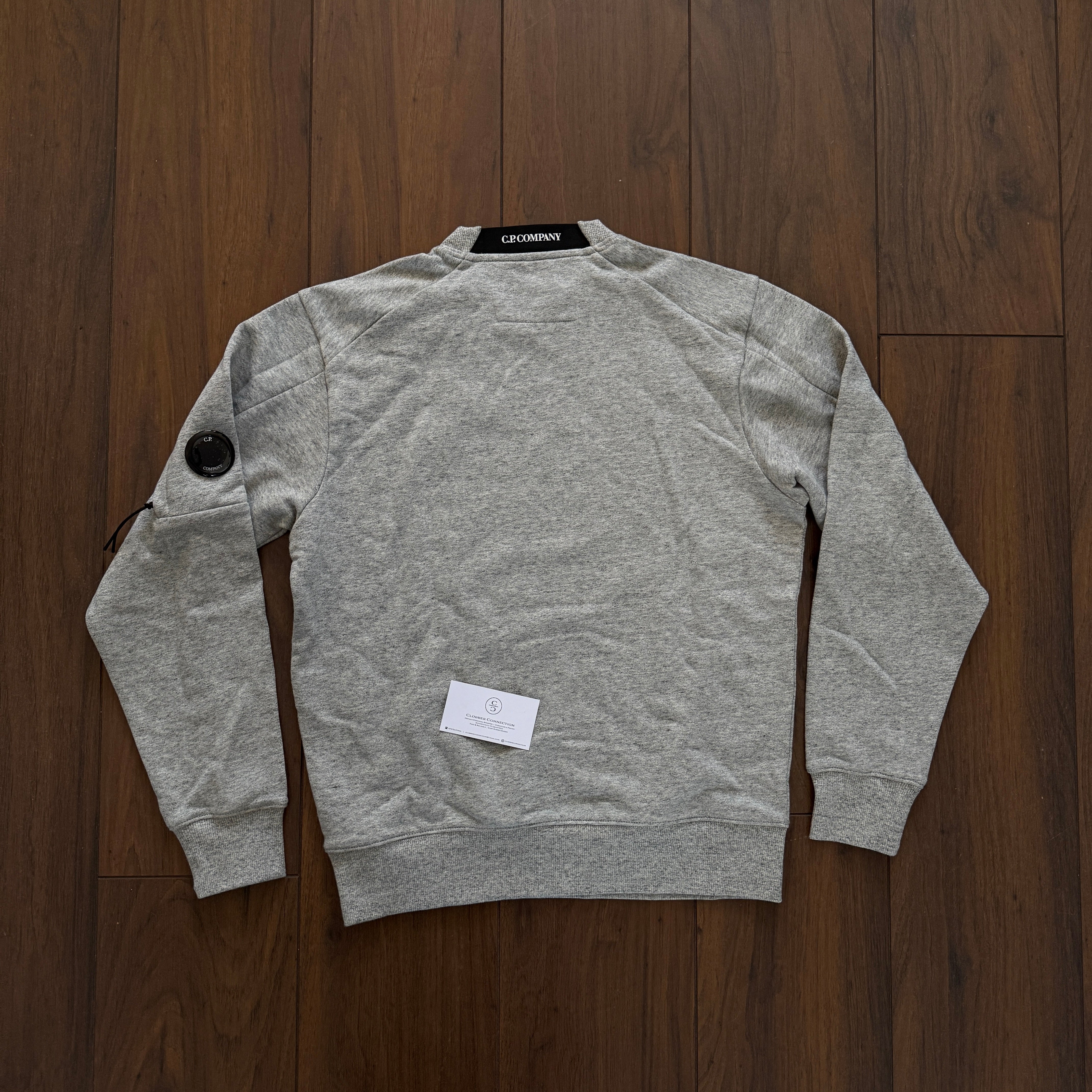 CP Company Arm Lens Sweater - Grey