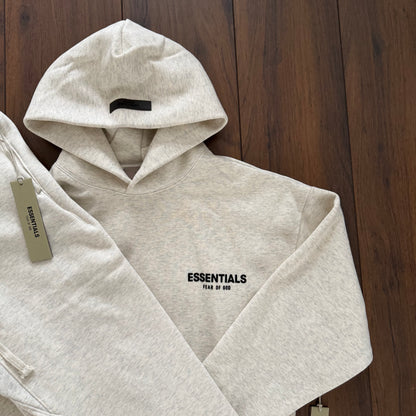 FOG ESSENTIALS Tracksuit Set - Light Heather Oatmeal (SS22)