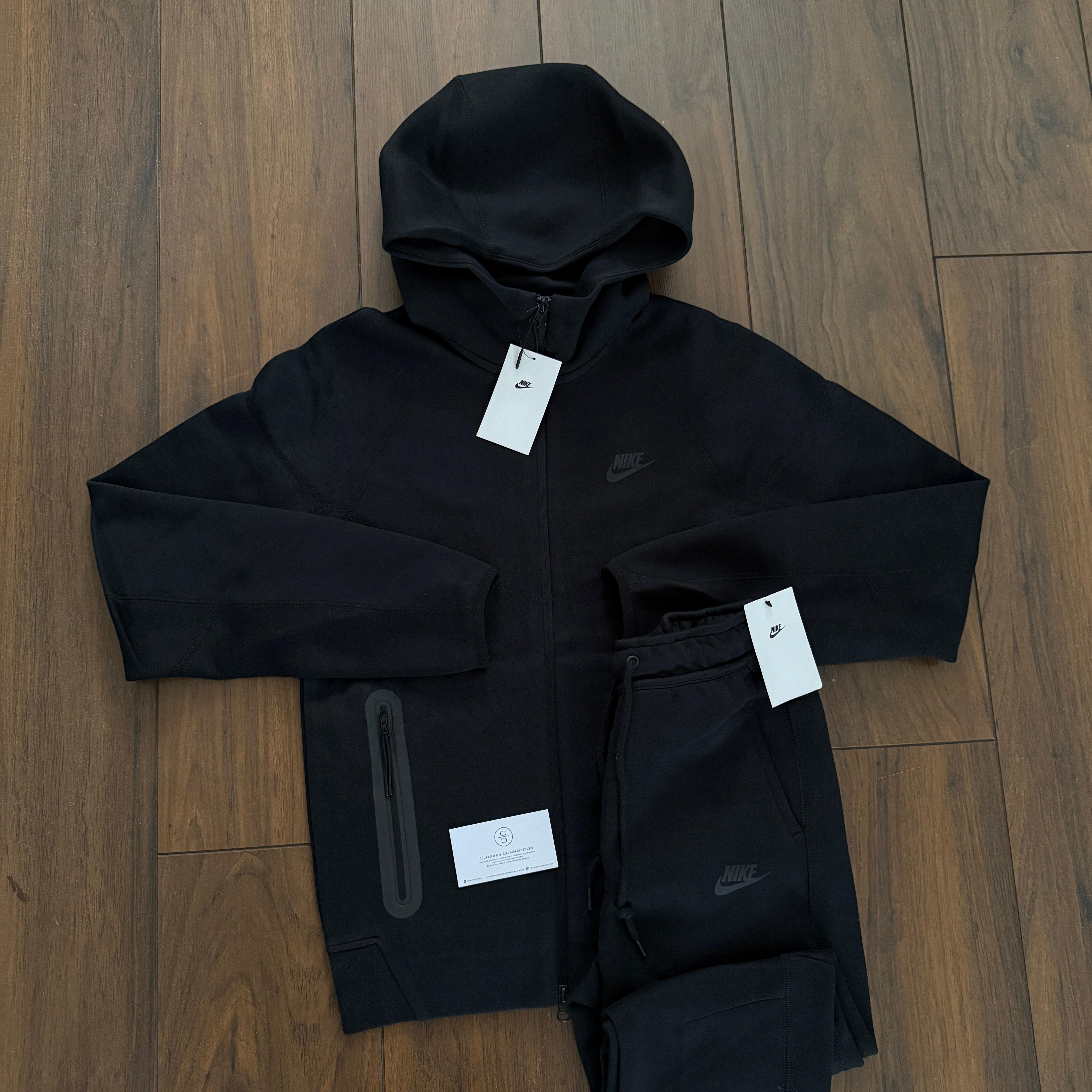 Nike Tech Fleece Tracksuit - Black