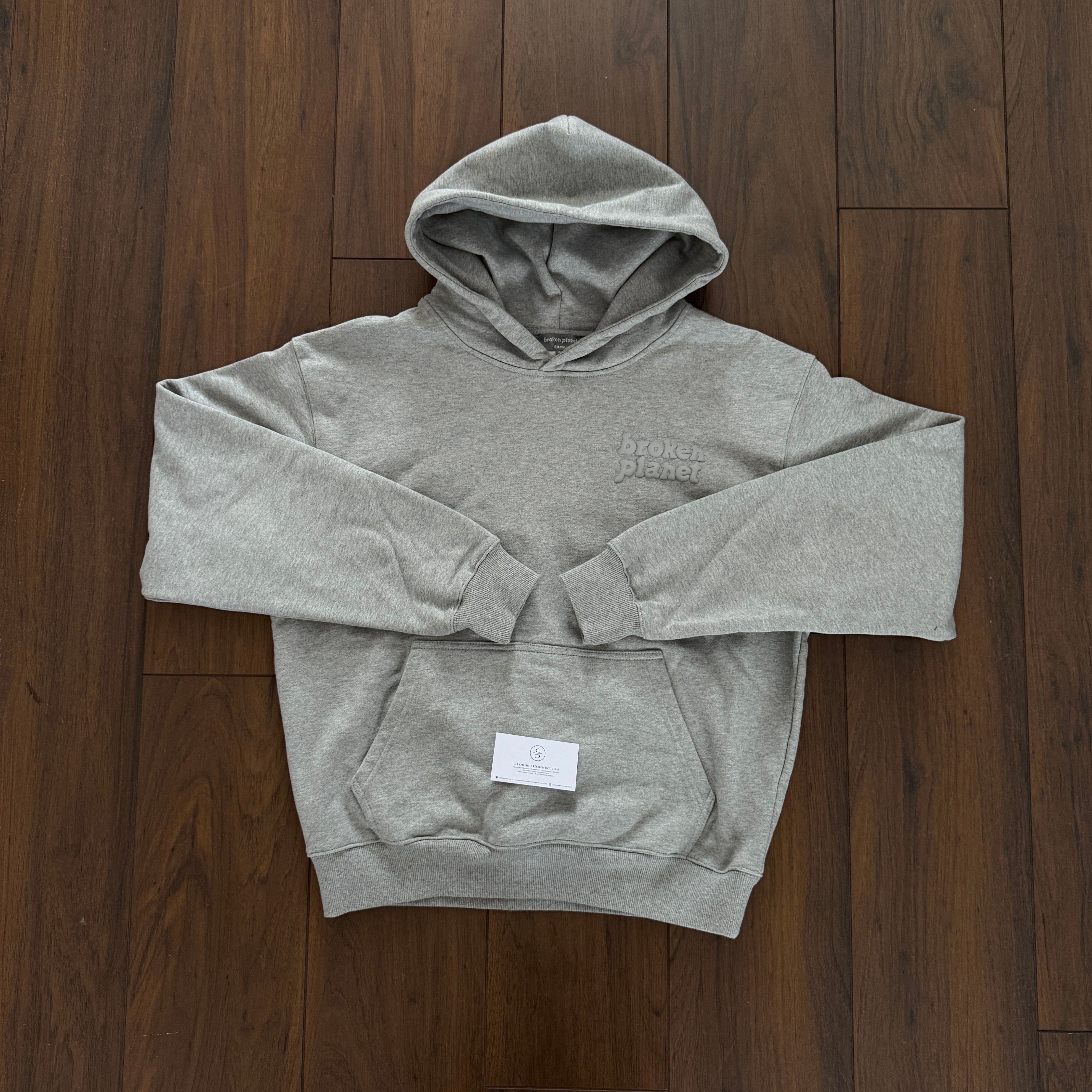 Broken Planet Basics Hoodie - Heather Grey
