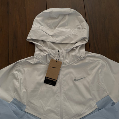 Nike Miler UV Windbreaker - White/Armoury Blue