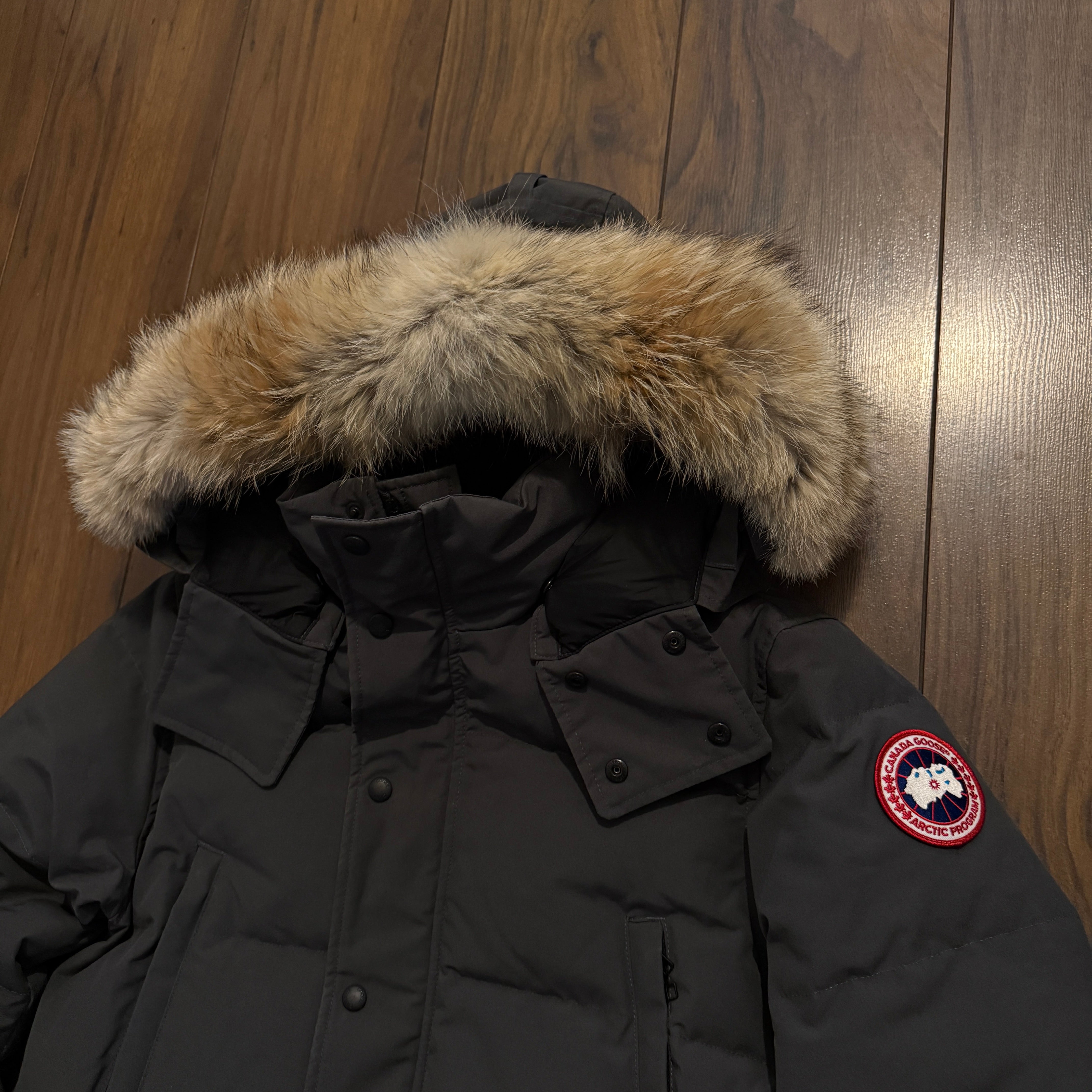 Pre-Loved - Canada Goose Wyndham Parka Coat - Graphite