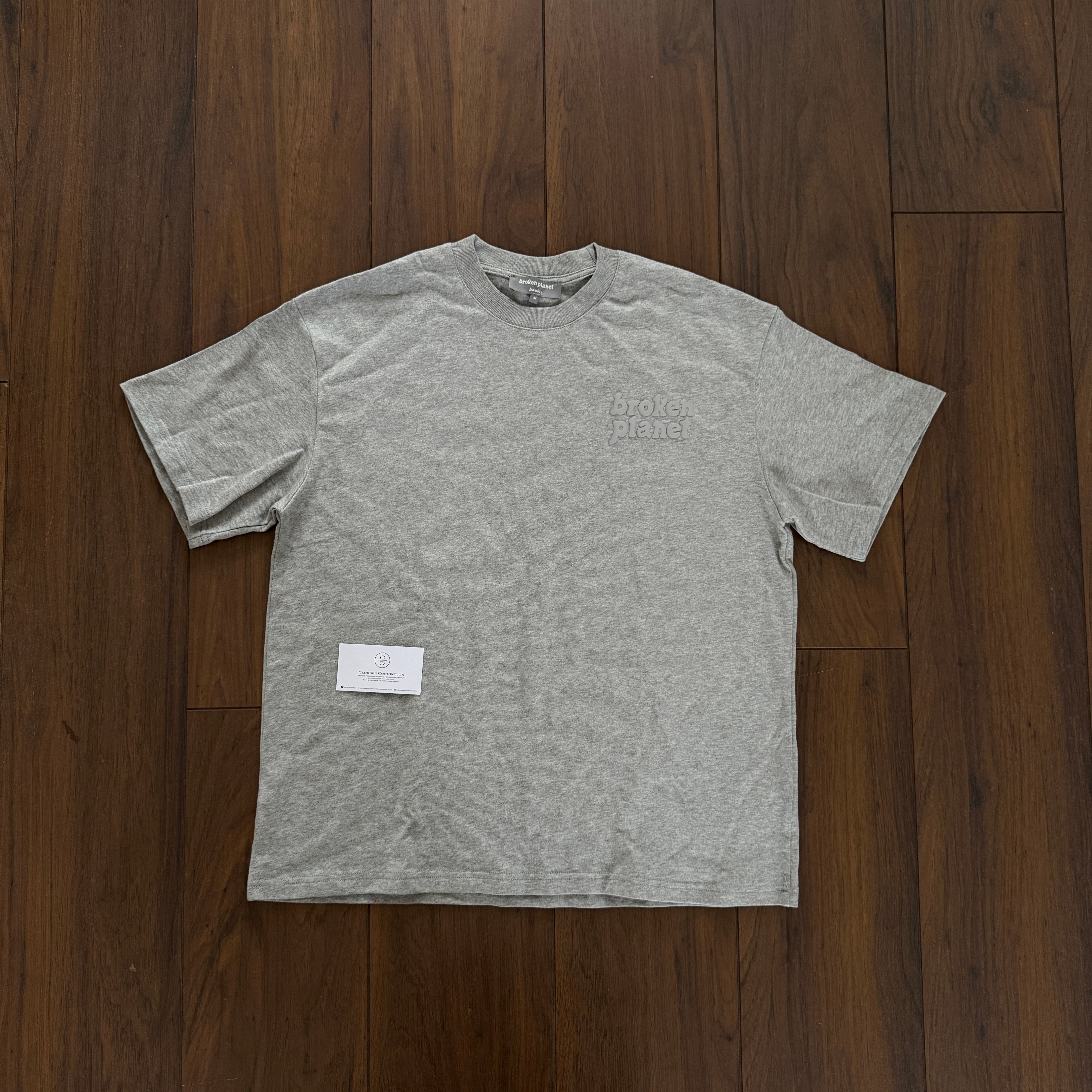 Broken Planet Basics T Shirt - Heather Grey