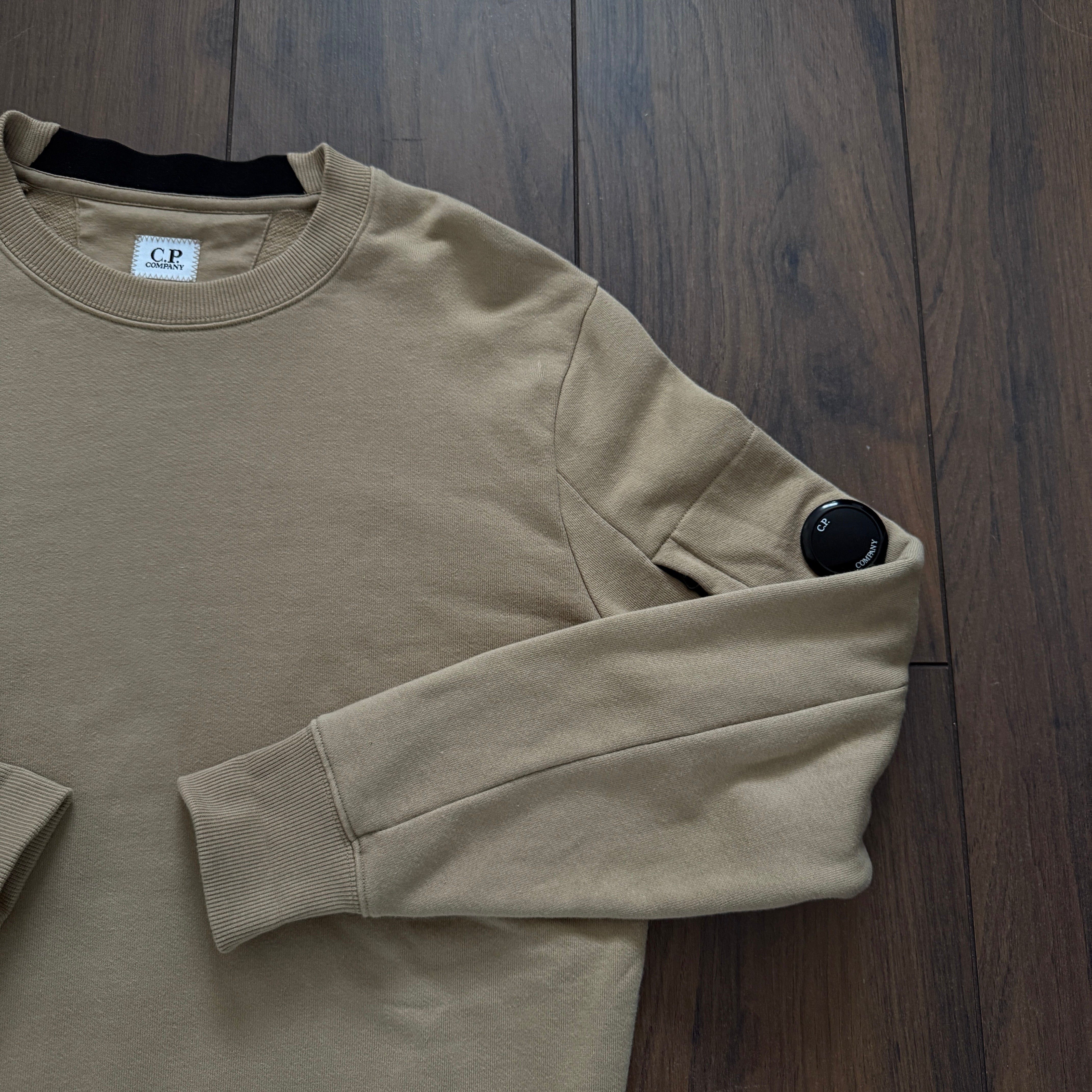 Pre-Loved - CP Company Lens Sweater - Tan