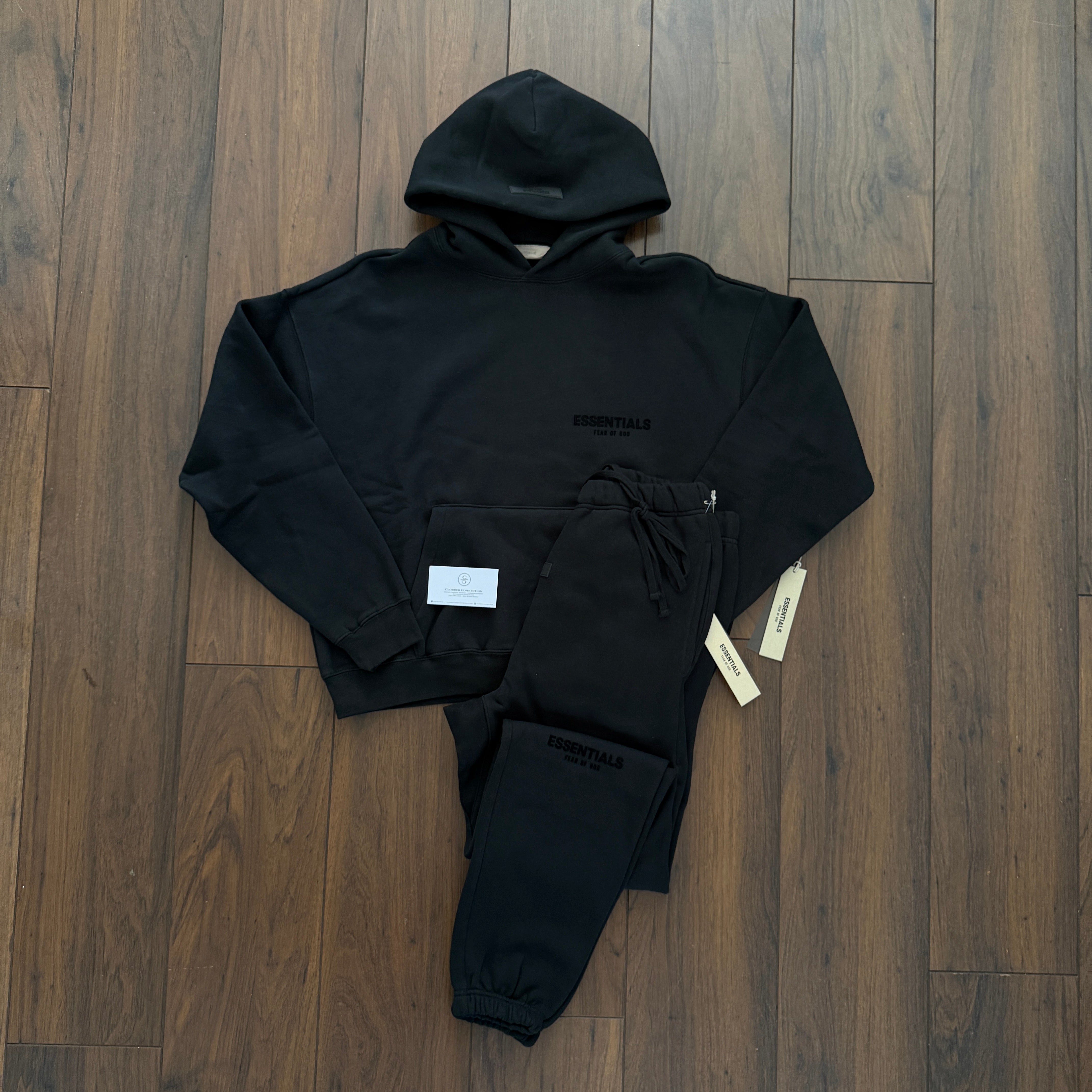 FOG ESSENTIALS Tracksuit Set - Black (SS22)