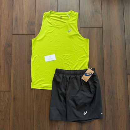 Asics ‘Volt Green’ Vest Set