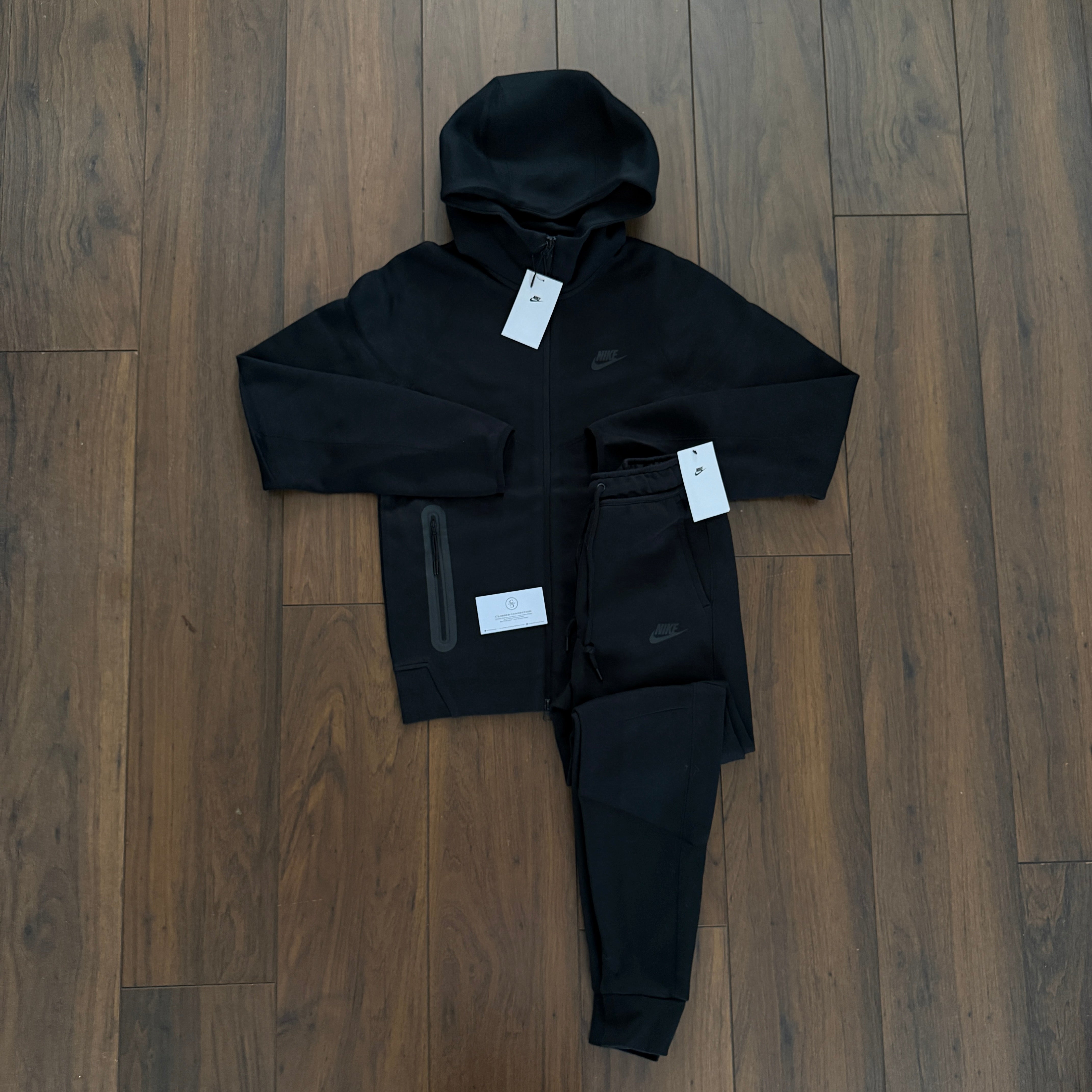 Nike Tech Fleece Tracksuit - Black