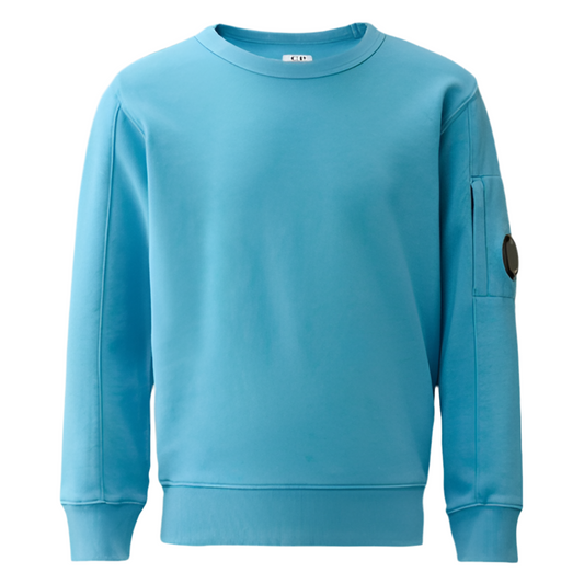 CP Company Blue Pocket Lens Sweatshirt
