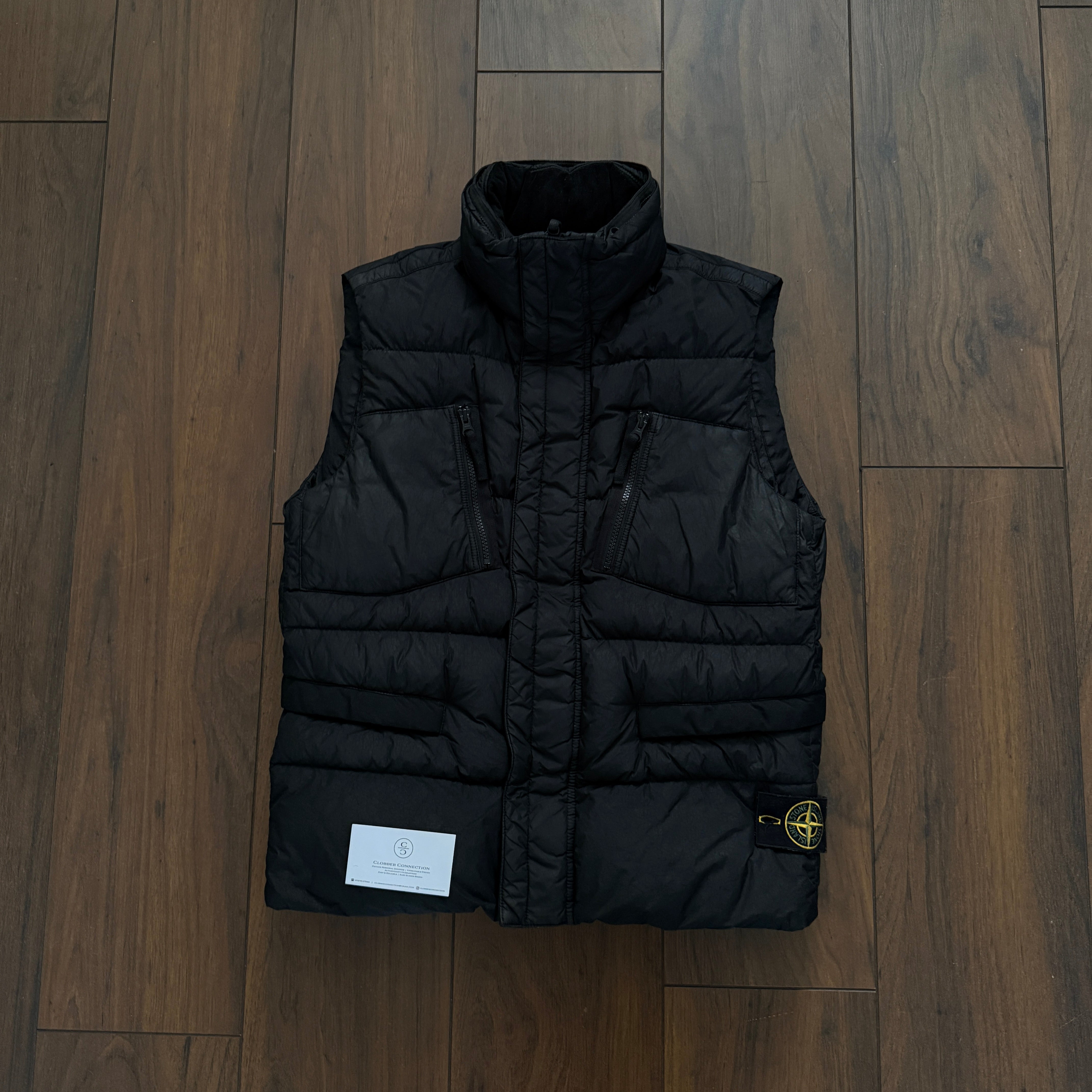Pre-Loved - Stone Island Gilet - Black