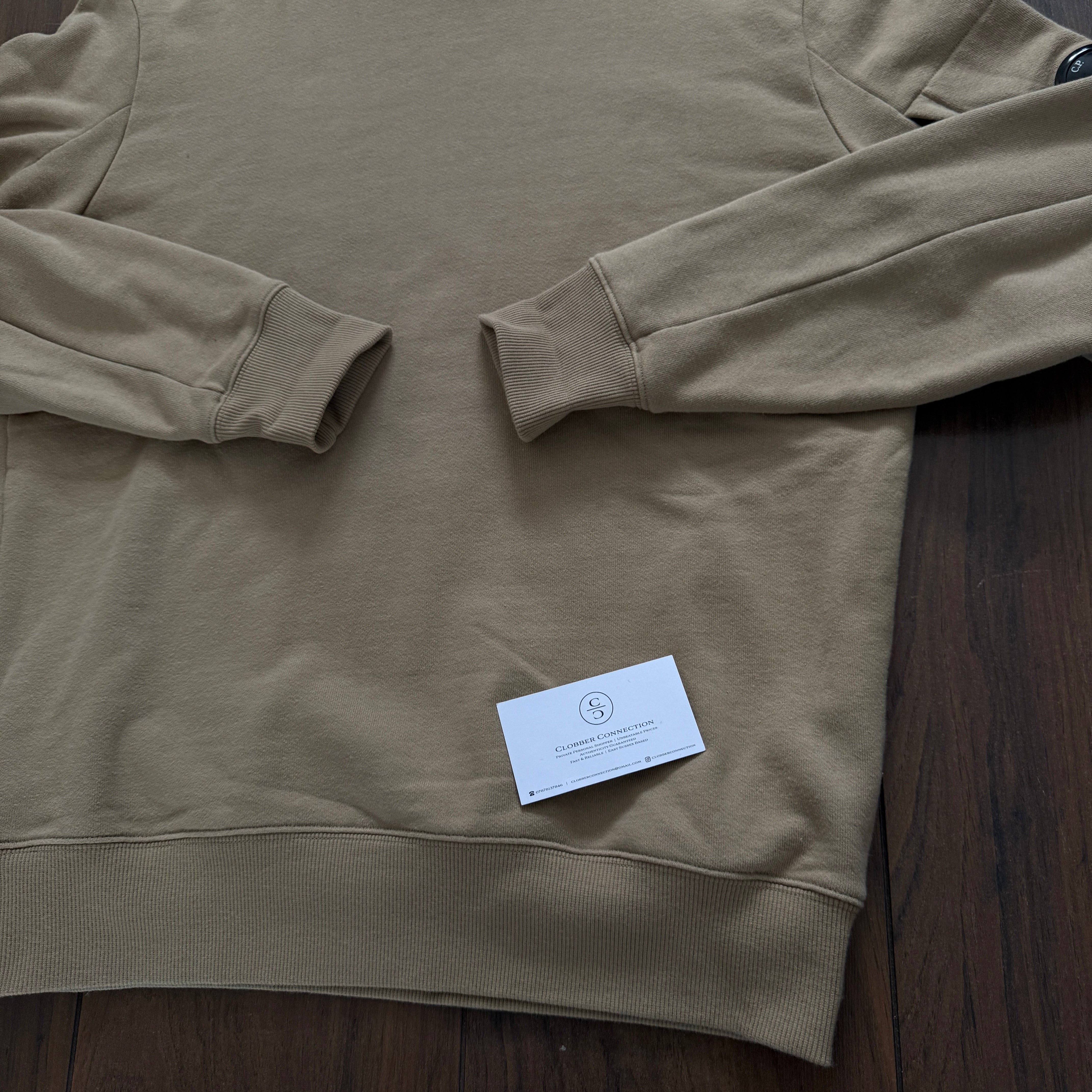 Pre-Loved - CP Company Lens Sweater - Tan