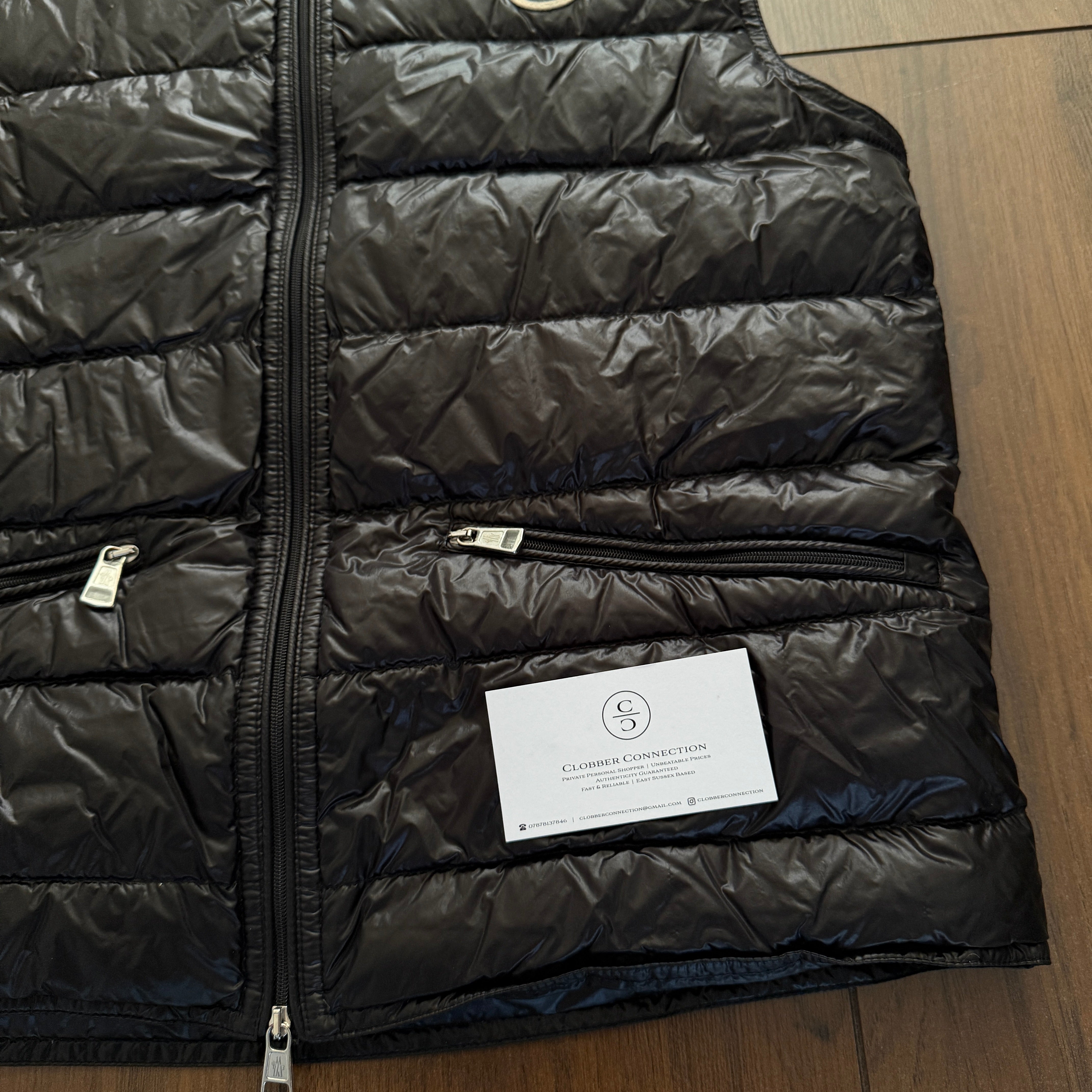 Pre-Loved - Moncler Gui Gilet - Black