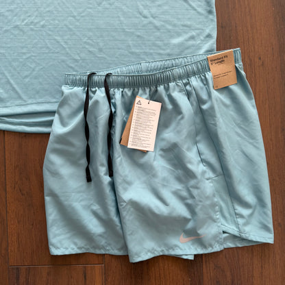 Nike ‘DENIM TURQOISE’ Short Set