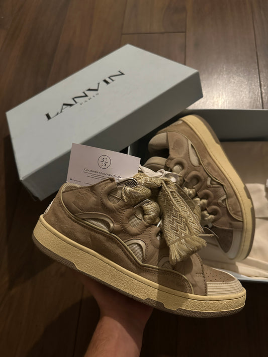 Lanvin Curb Light Sneakers - Ecru