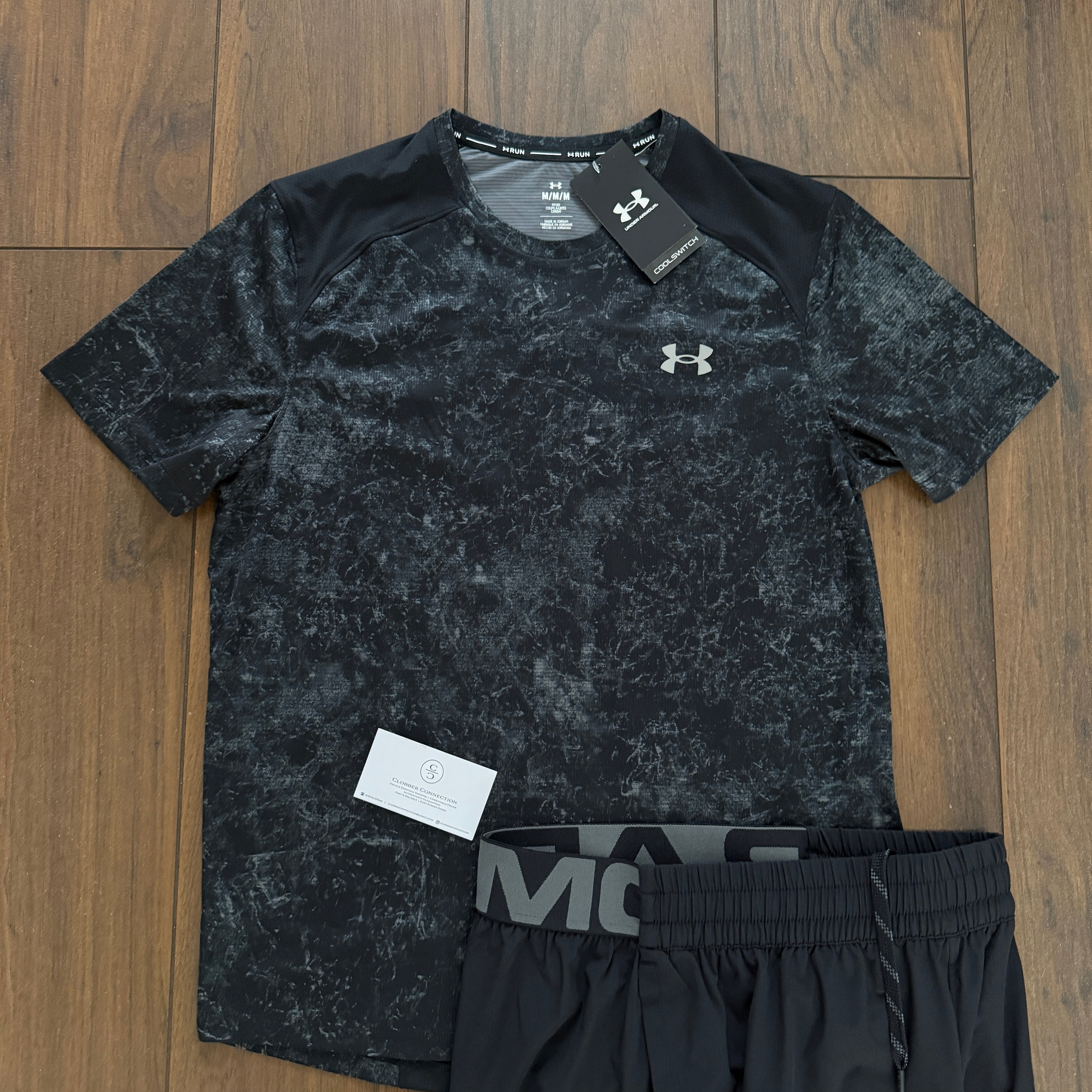 Under Armour Black Camo Set