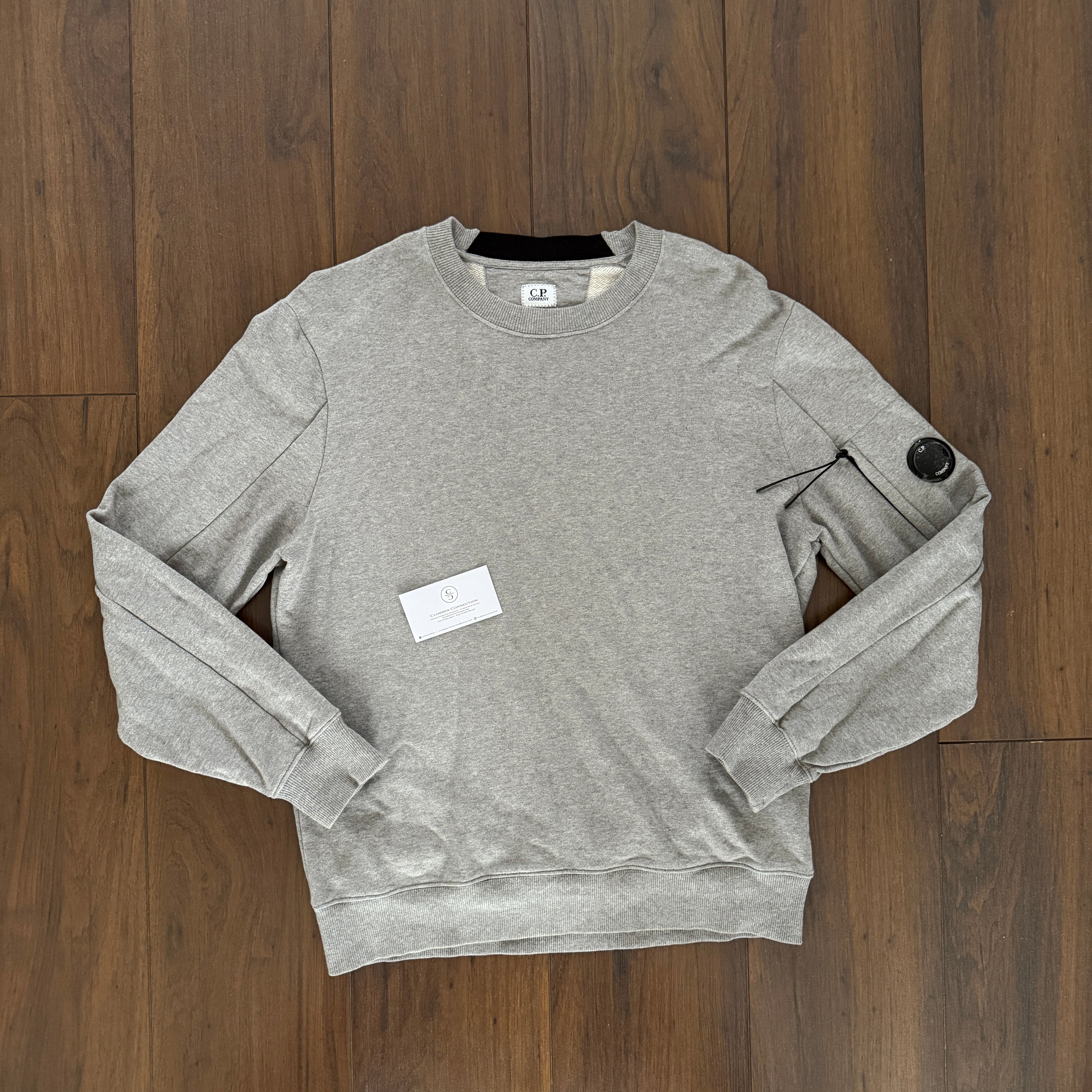 Pre-Loved - CP Company Lens Sweater - Grey