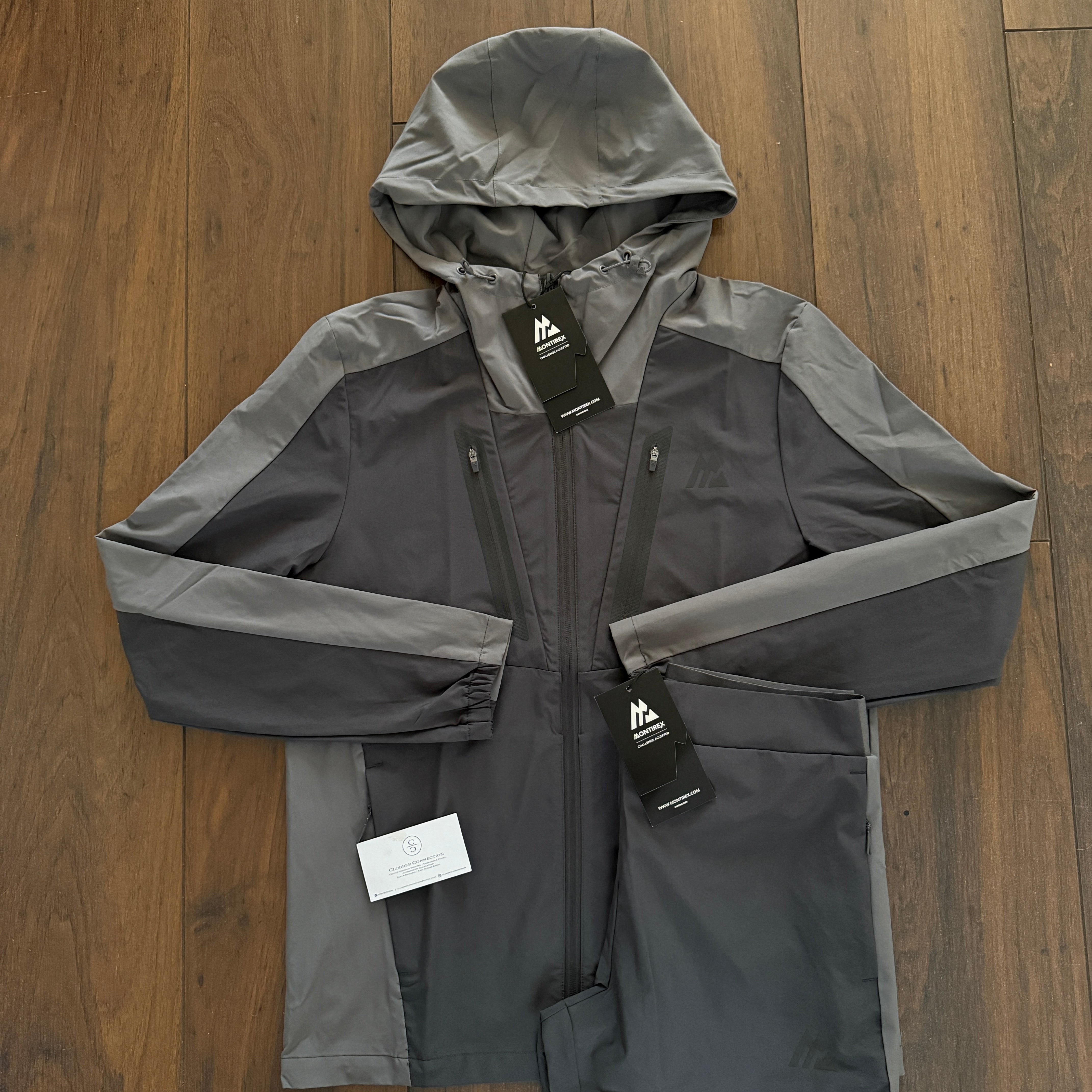 Montirex Torrent Tracksuit - Cement Grey / Asphalt