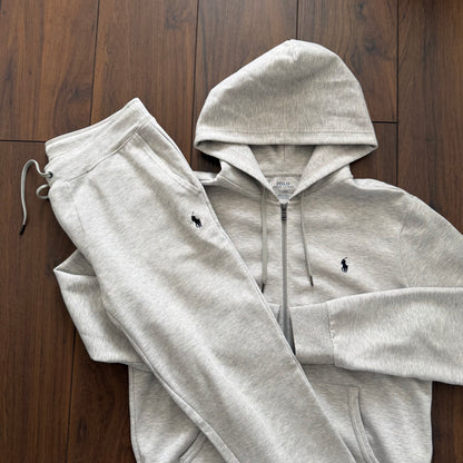 Pre-Loved - Ralph Lauren Double Knit Tracksuit - Grey