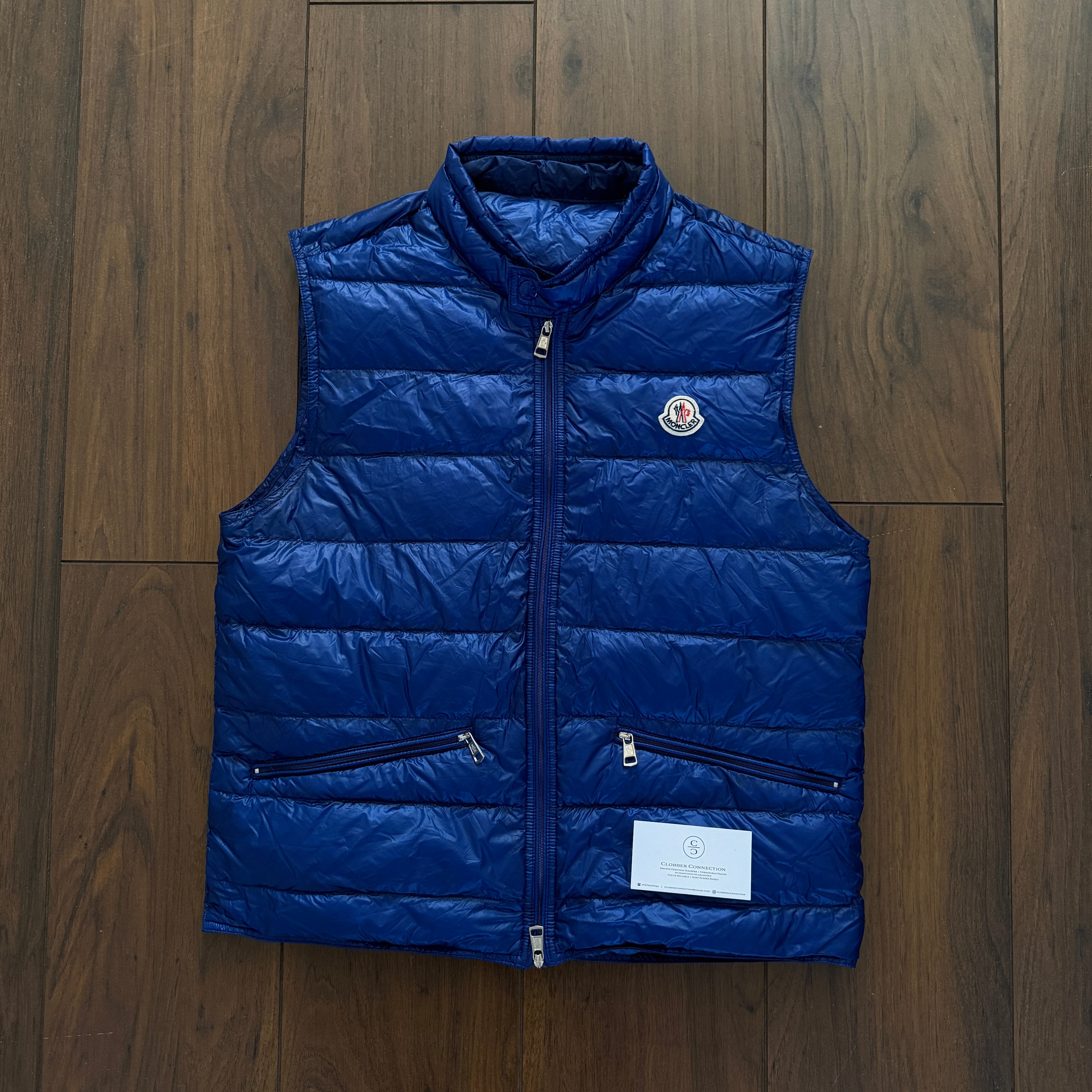 Pre-Loved - Moncler Gui Gilet - Royal Blue