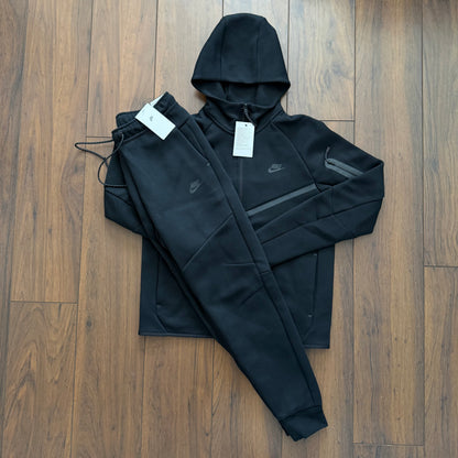 Nike Tech Fleece Tracksuit - Black