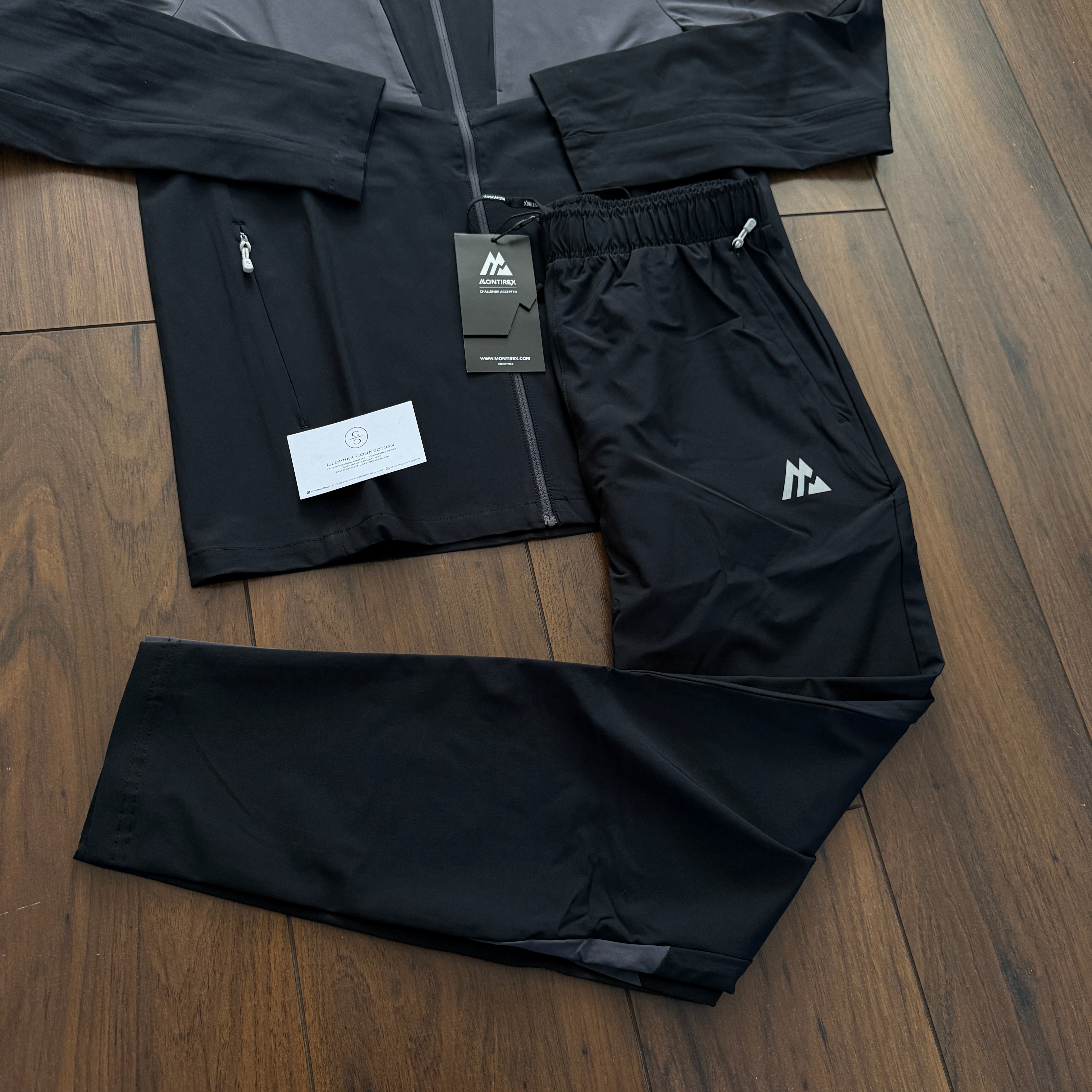 Montirex Impel Tracksuit - Dark Grey/Black