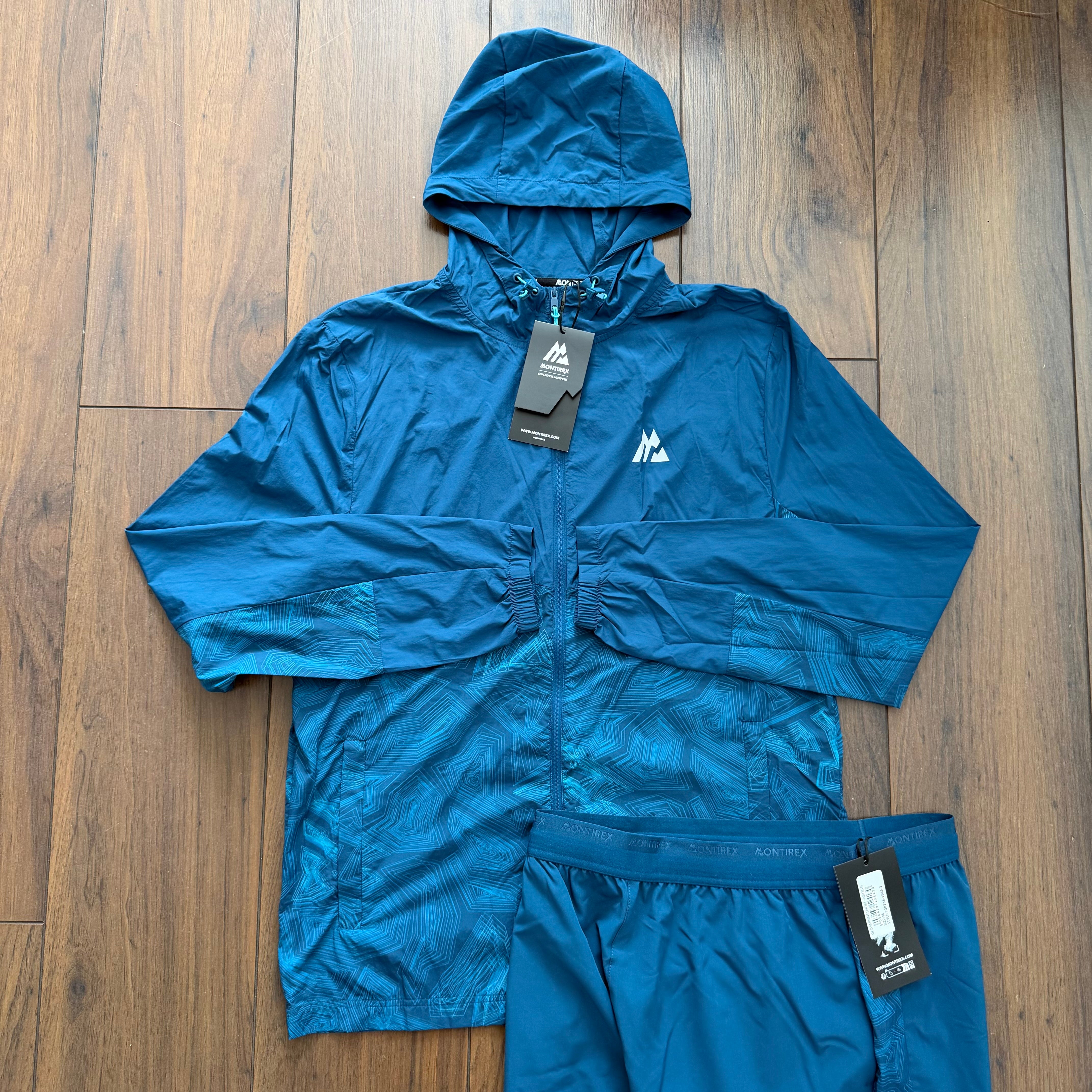 Montirex Blue Windbreaker Set