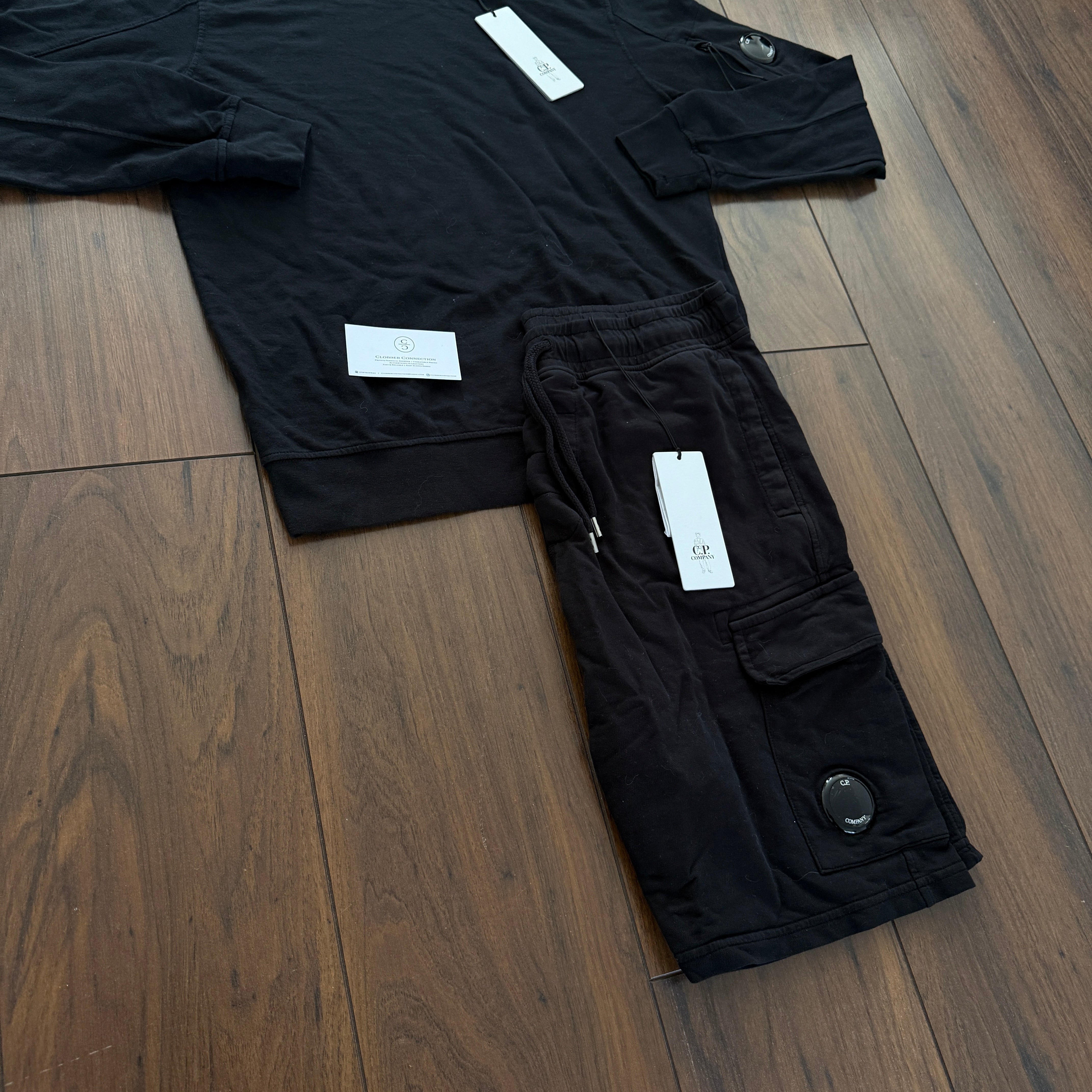 CP Company Jumper & Shorts Set - Black