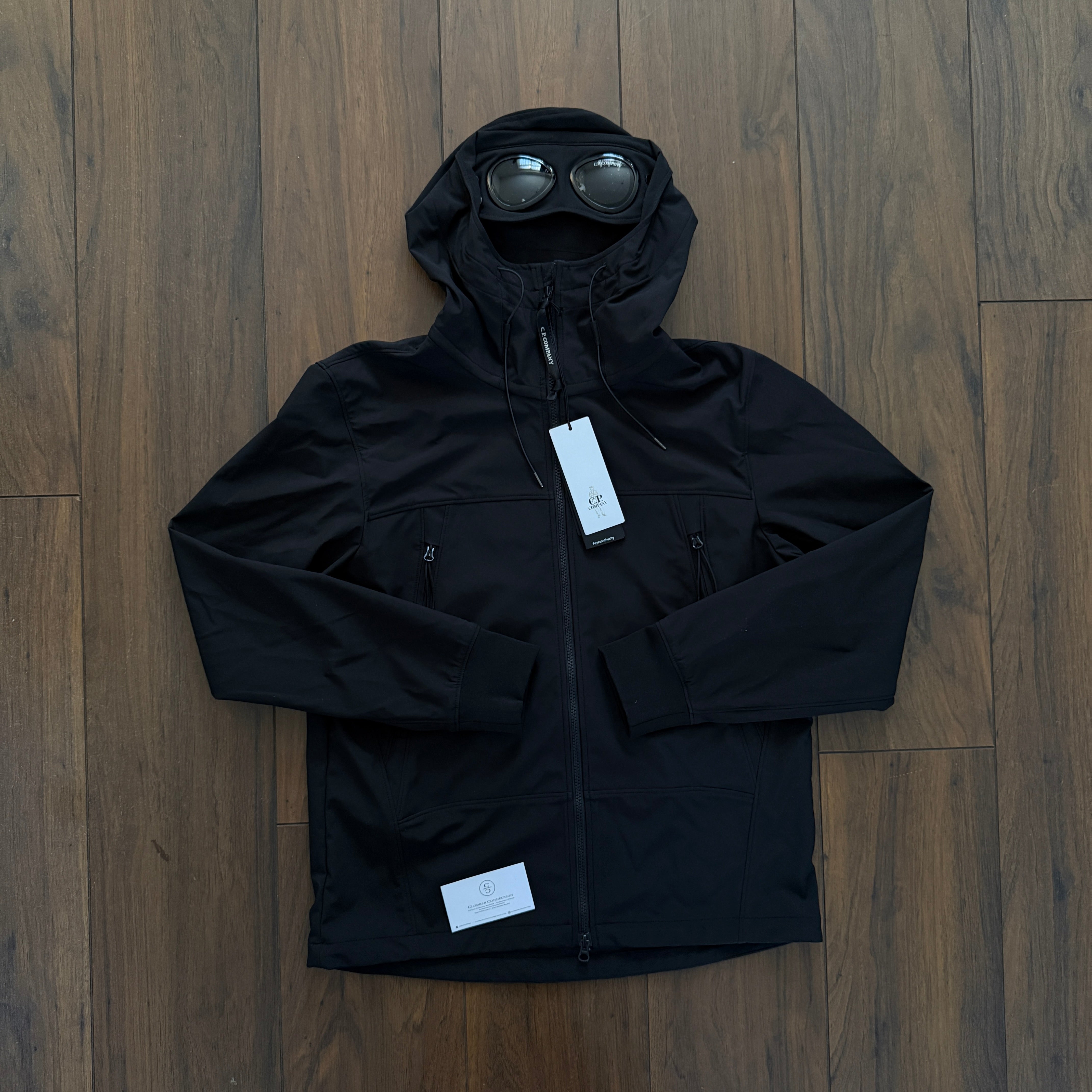 CP Company Soft Shell Goggle Jacket - Black
