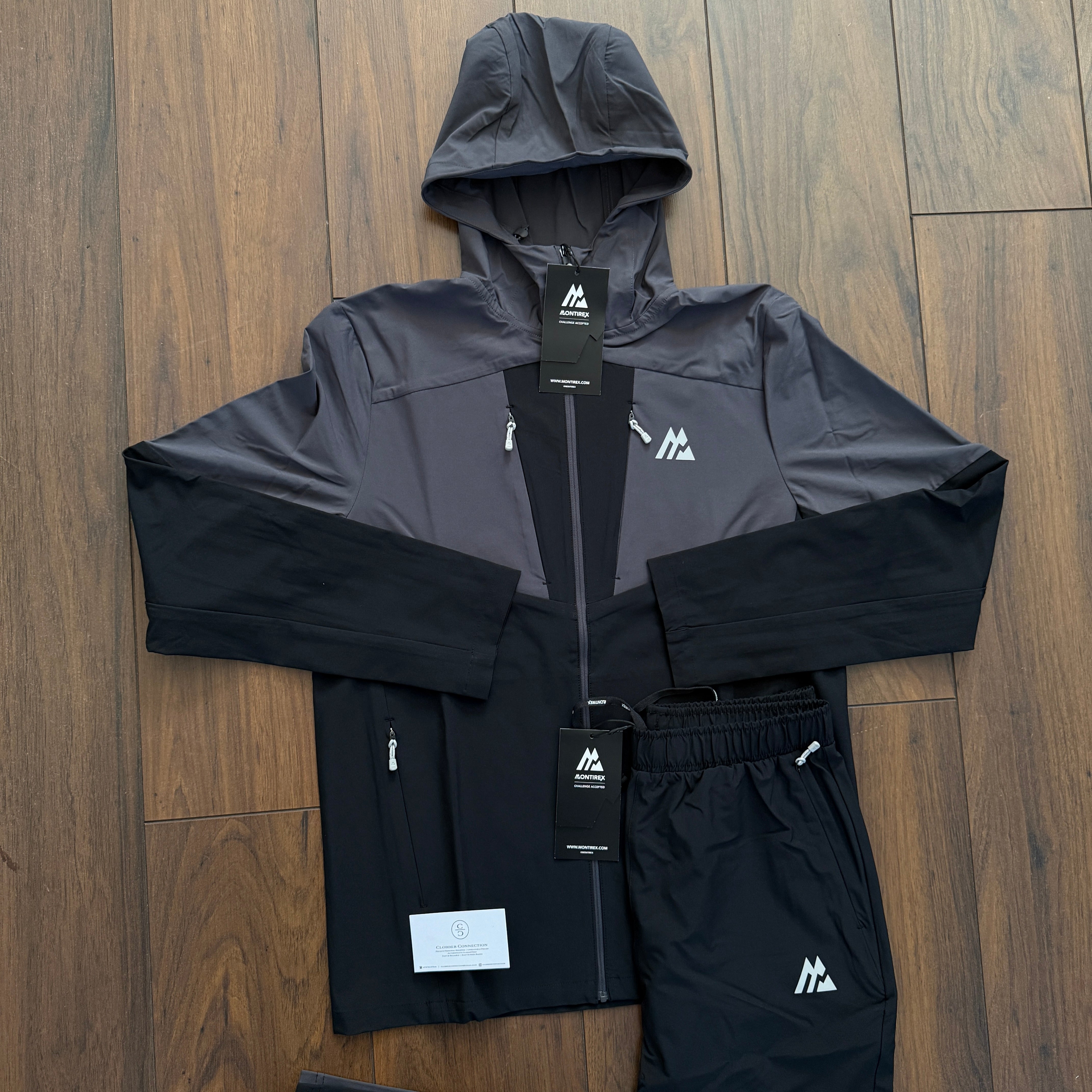 Montirex Impel Tracksuit - Dark Grey/Black