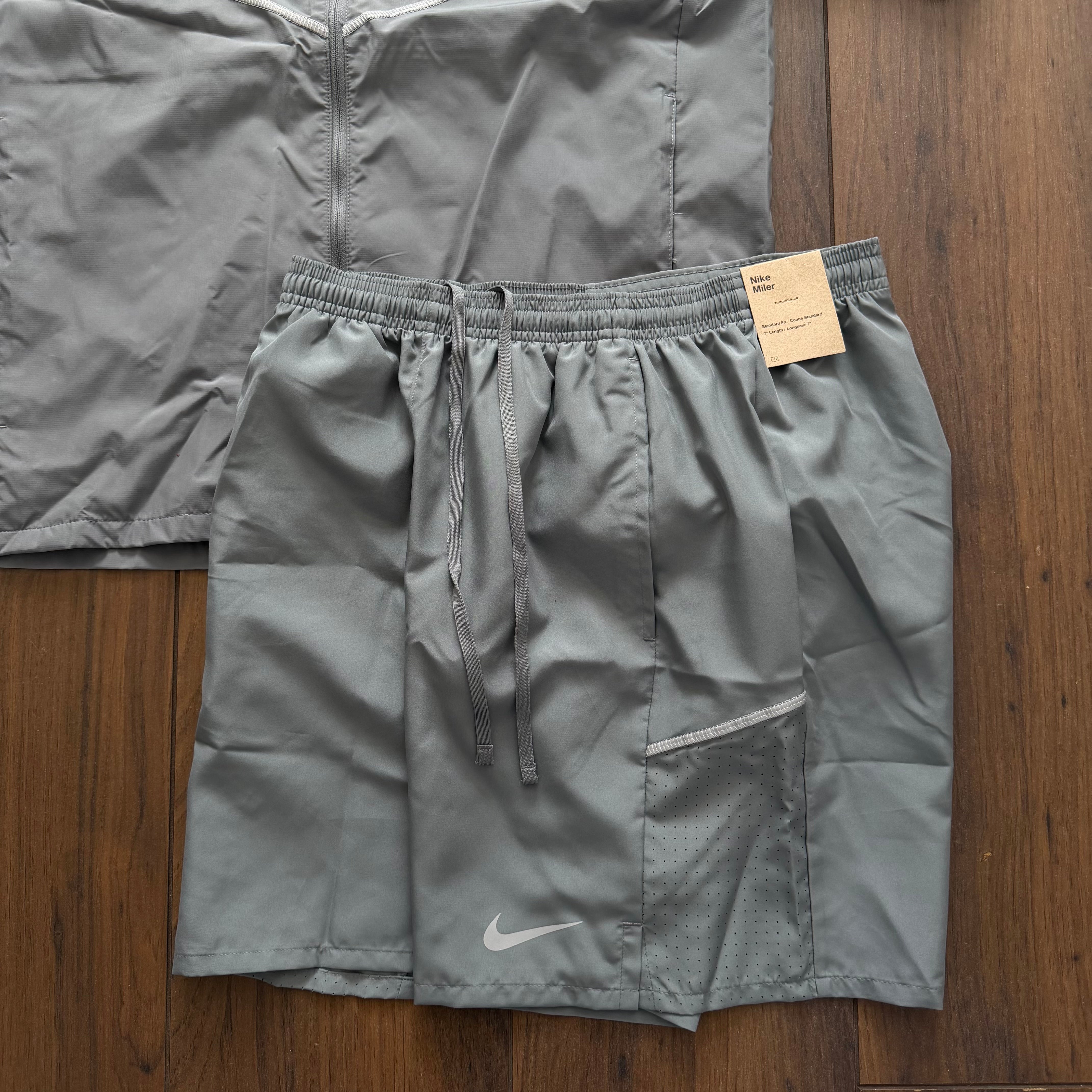Nike ‘IRON GREY’ Miler Windbreaker Set