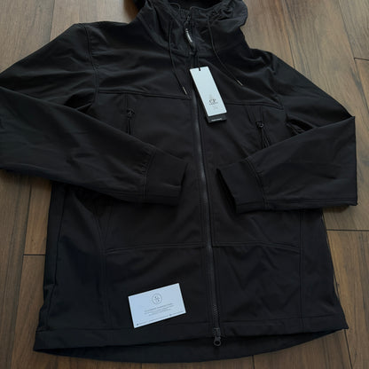 CP Company Soft Shell Goggle Jacket - Black