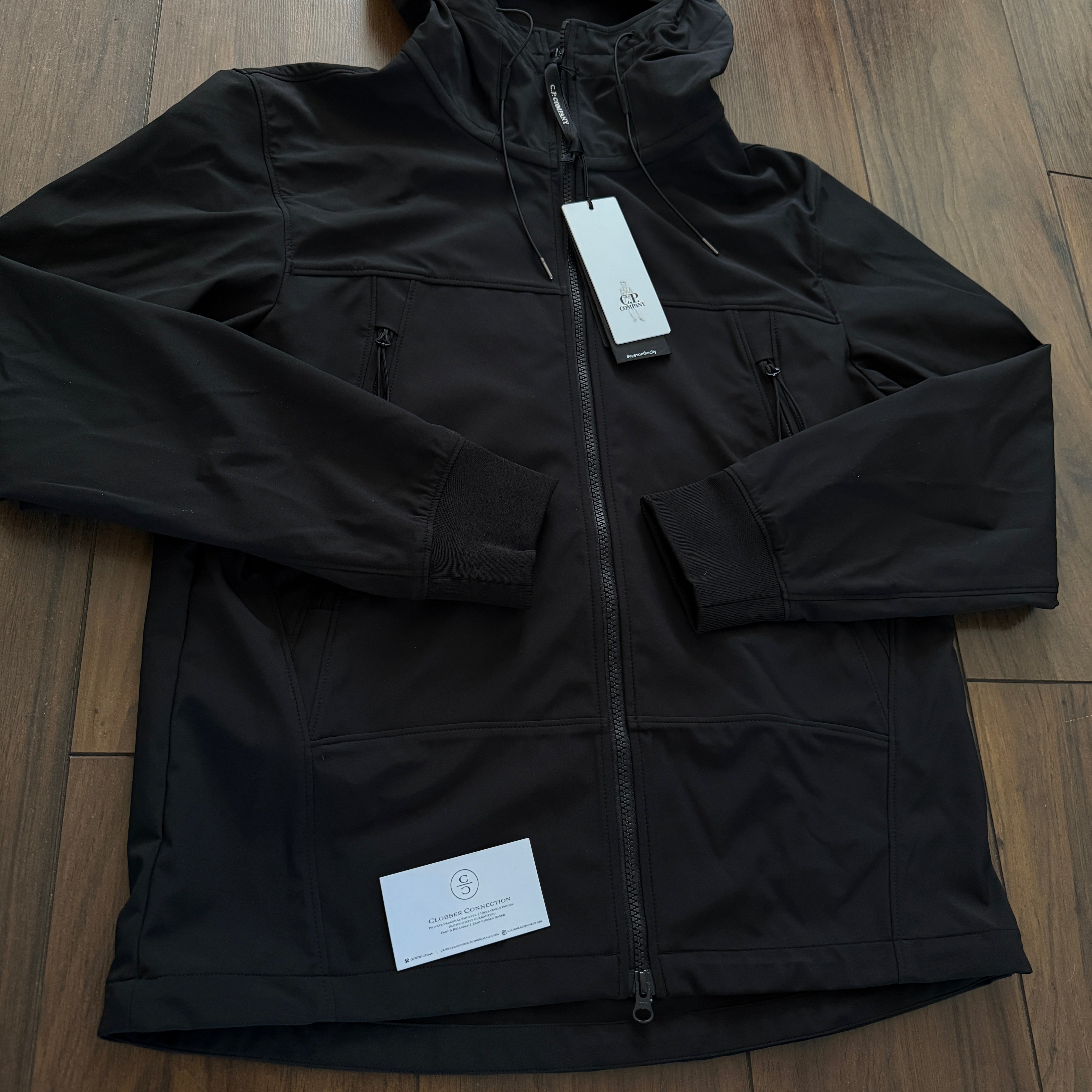 CP Company Soft Shell Goggle Jacket - Black