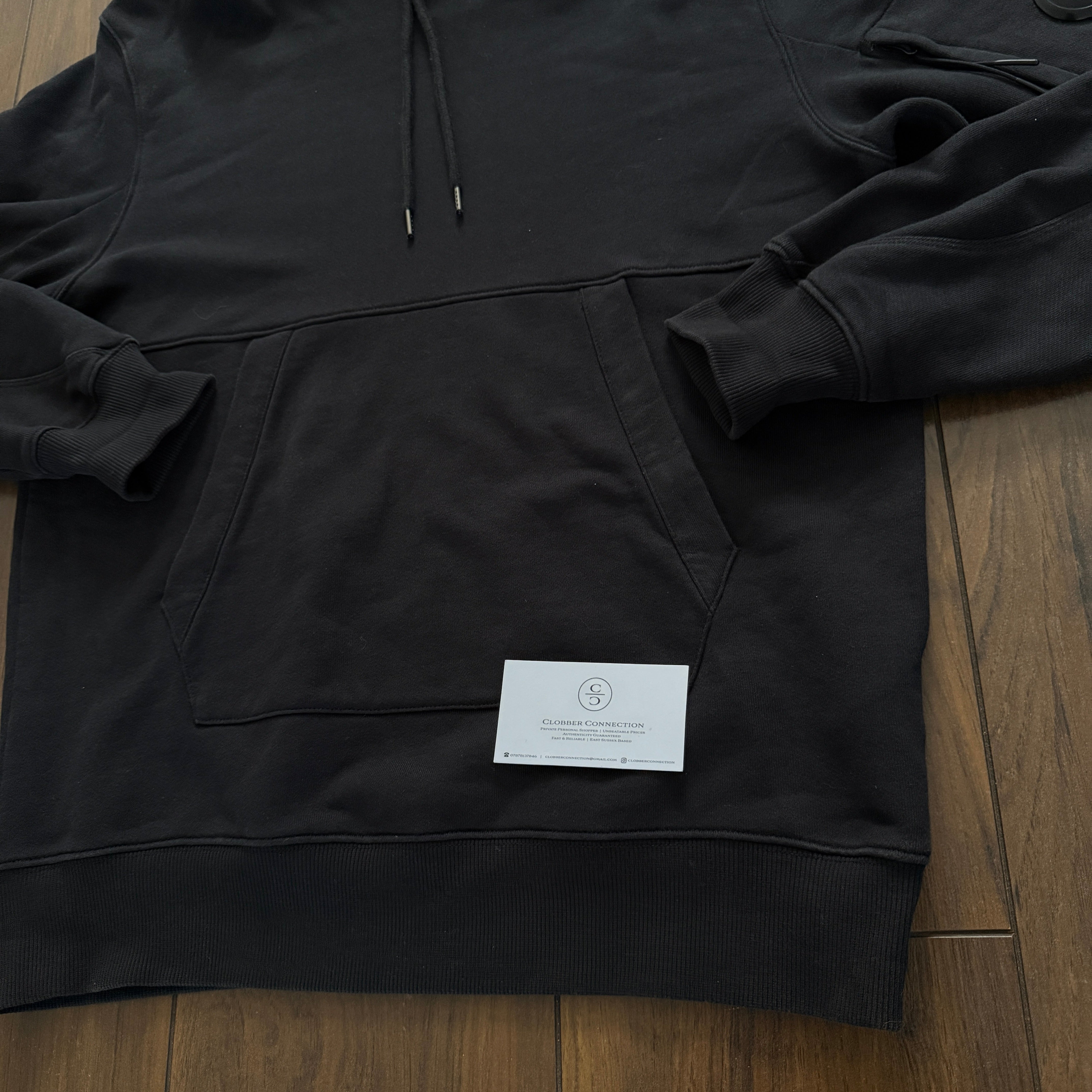 Pre-Loved - CP Company Lens Hoodie - Black